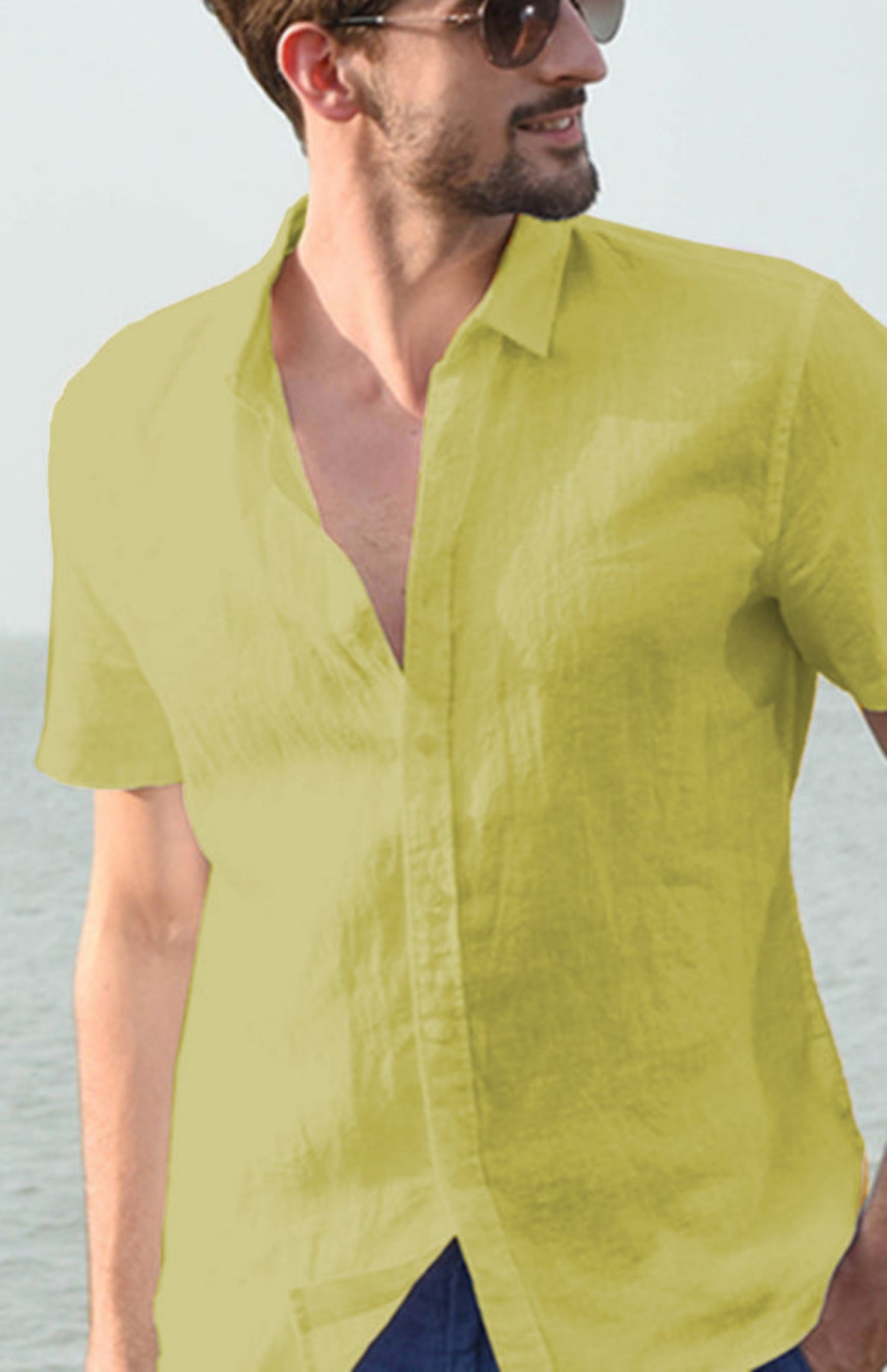 yellow shirt