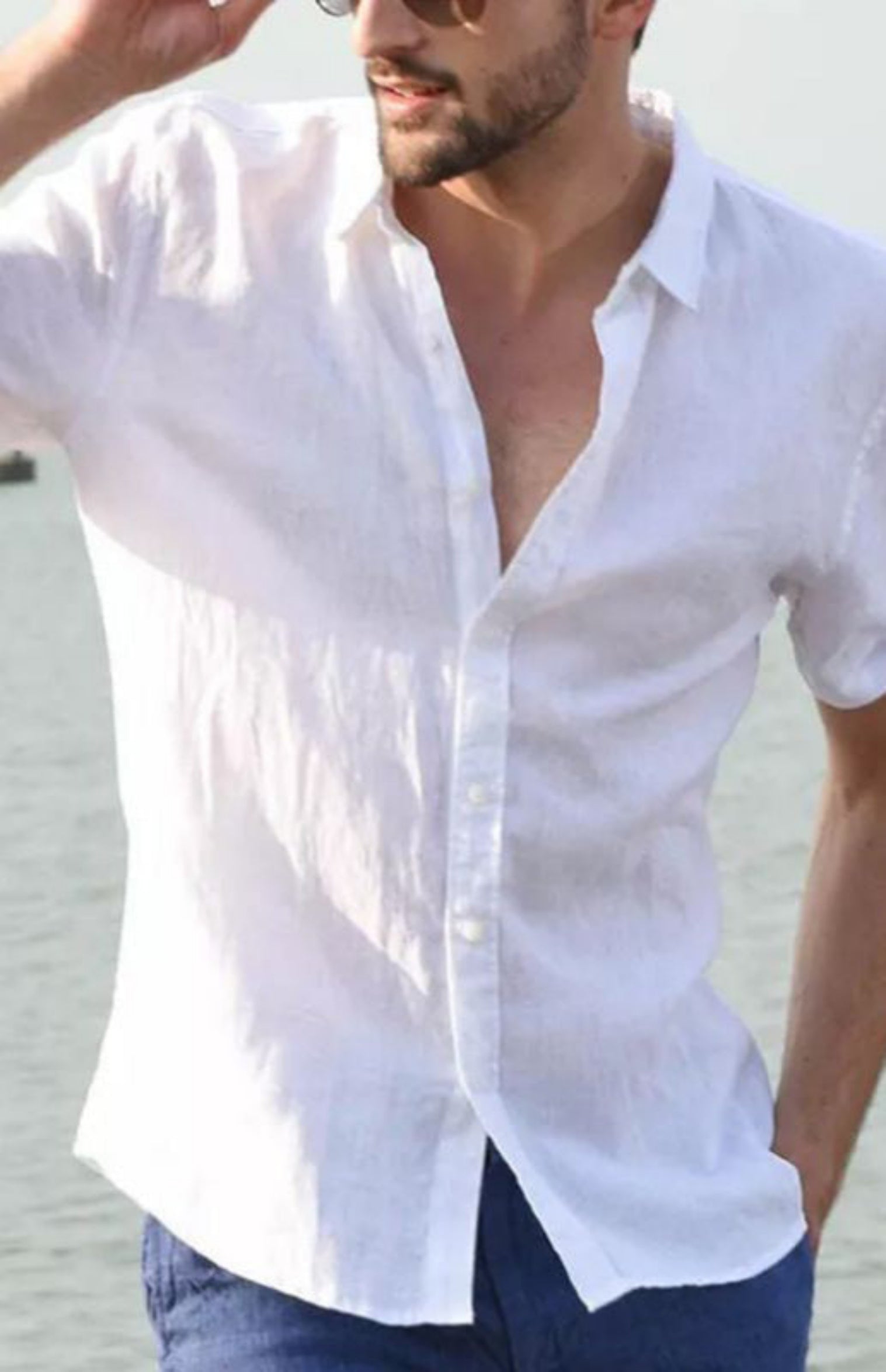 white shirt