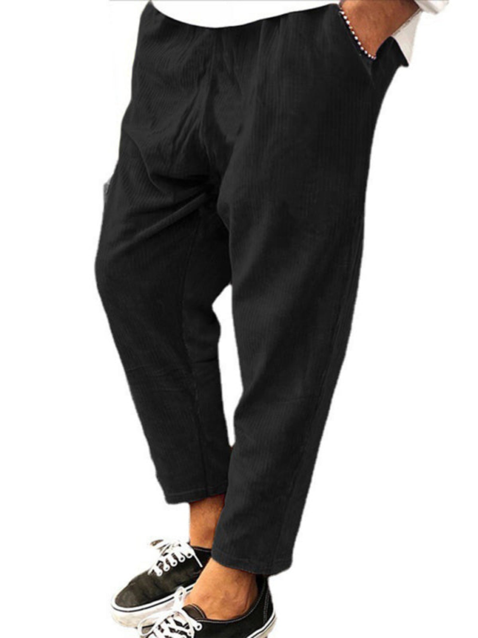 black pants
