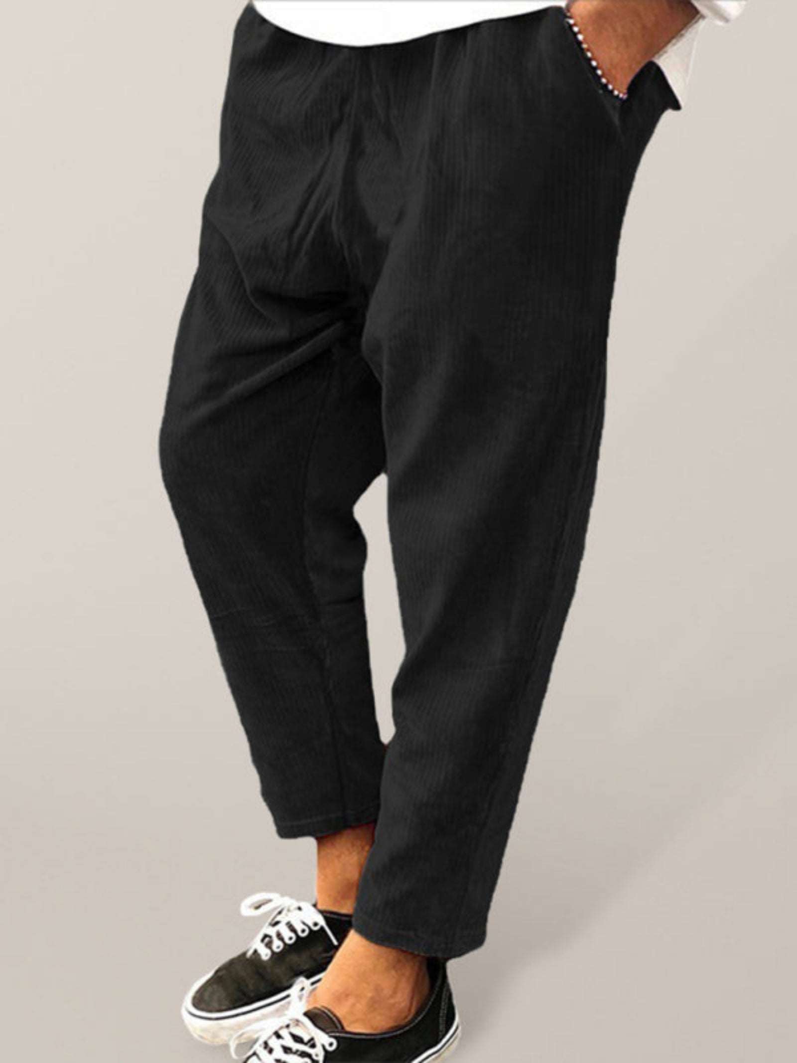 black pants