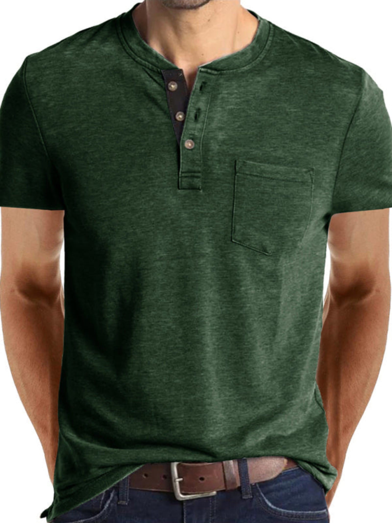 green shirt