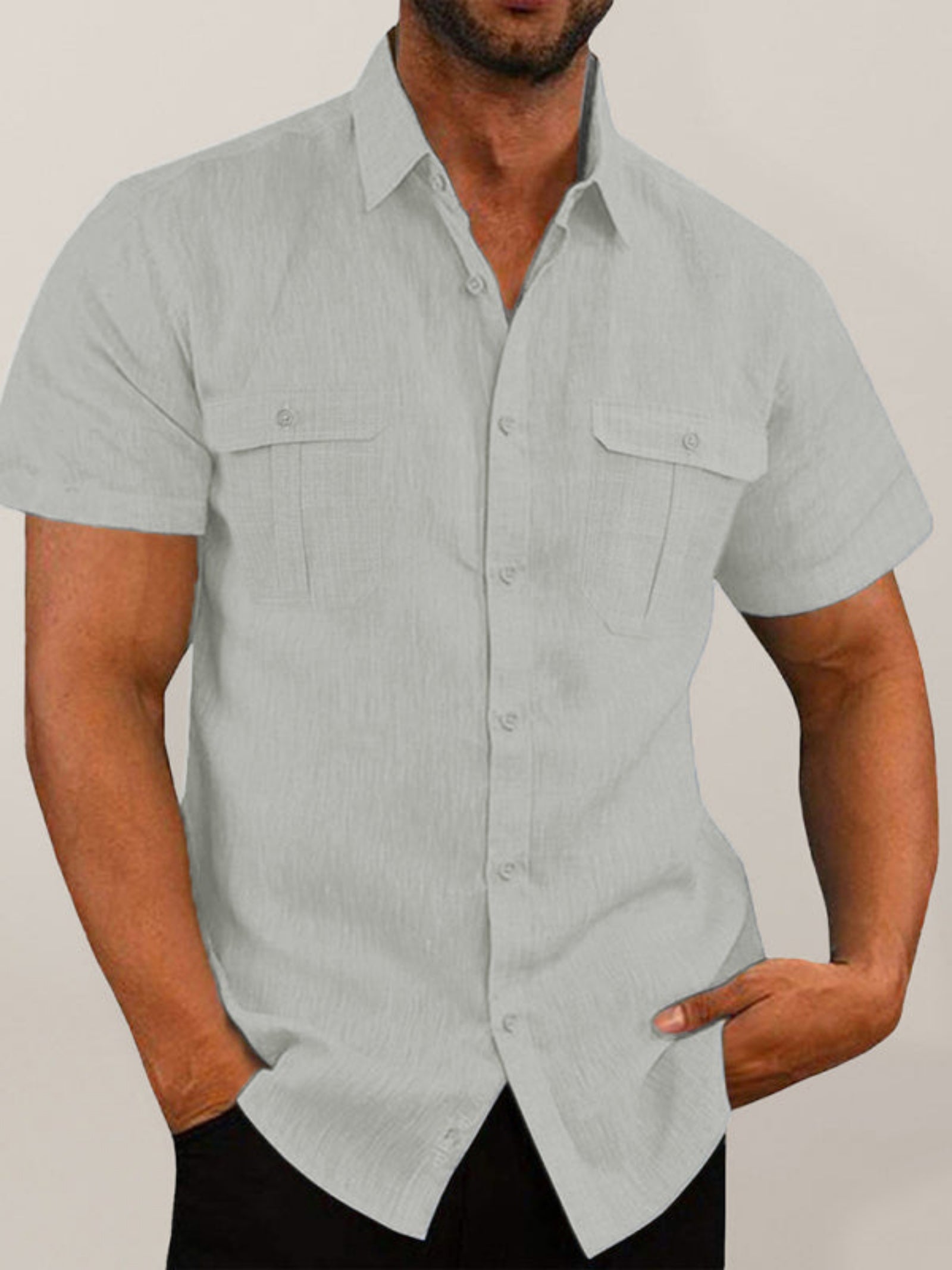 blue shirt