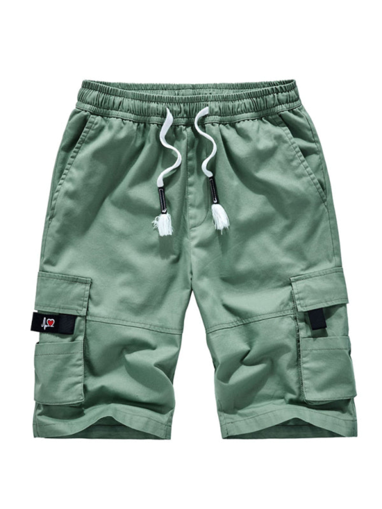 green shorts