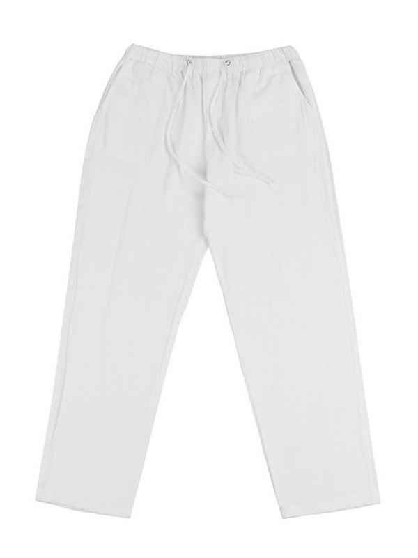 Woven Linen CasualTrousers