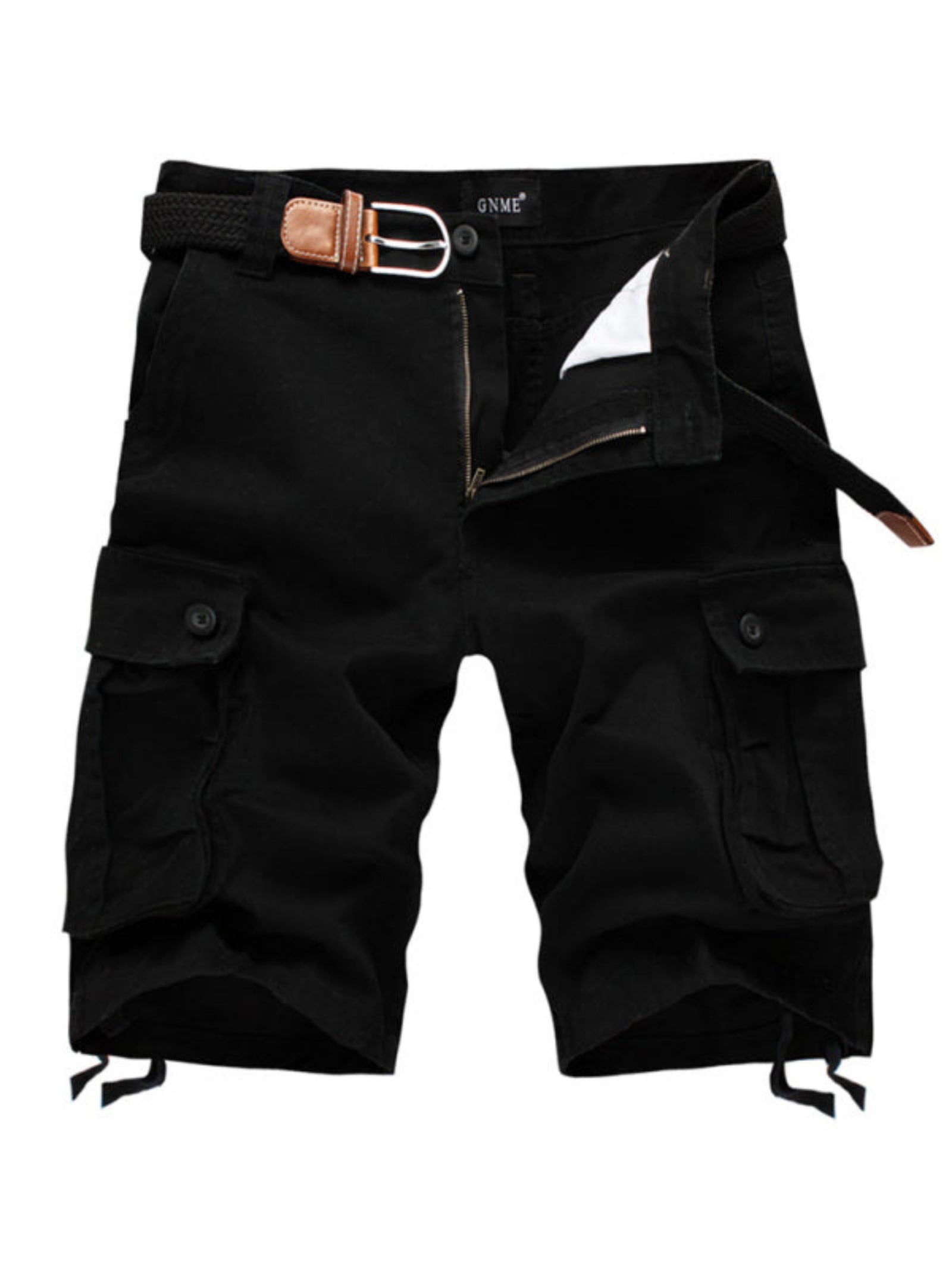 black shorts