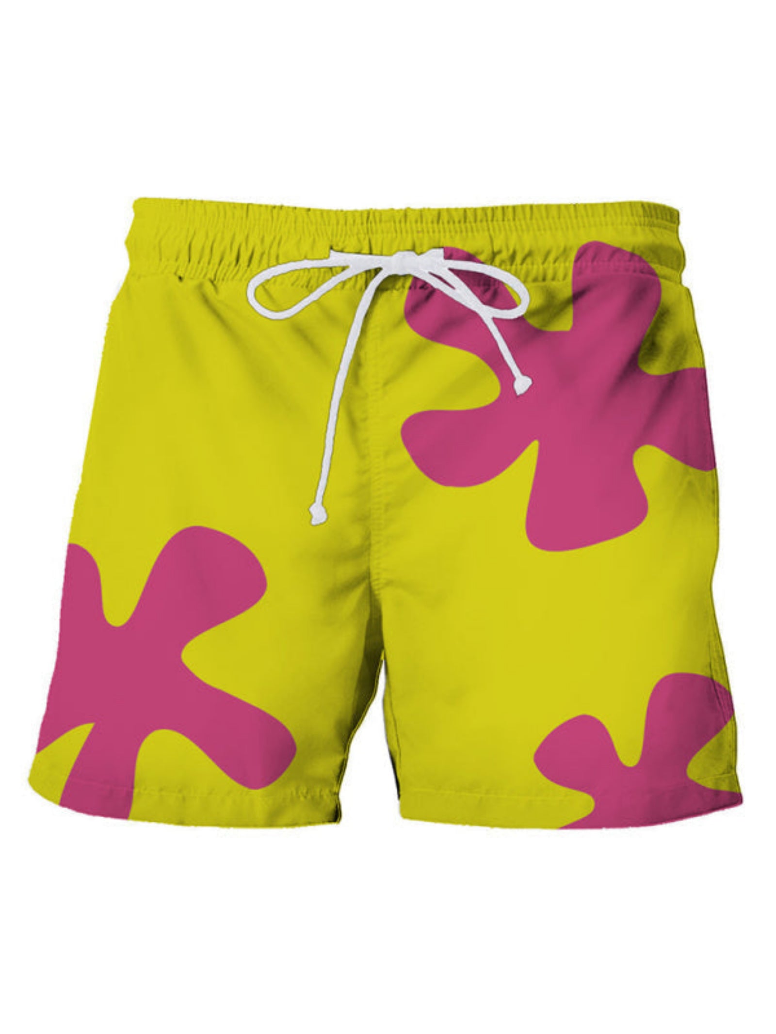 green swim shorts