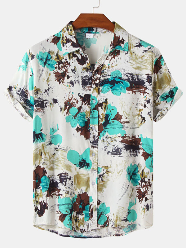 Hawaiian Style Casual Beach Vacation Shirt