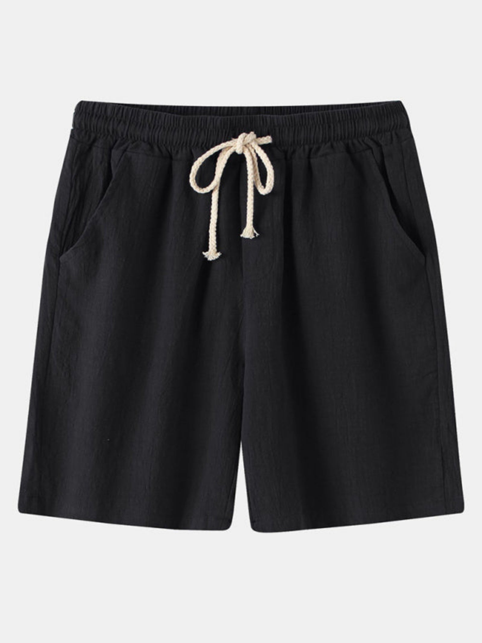 black shorts