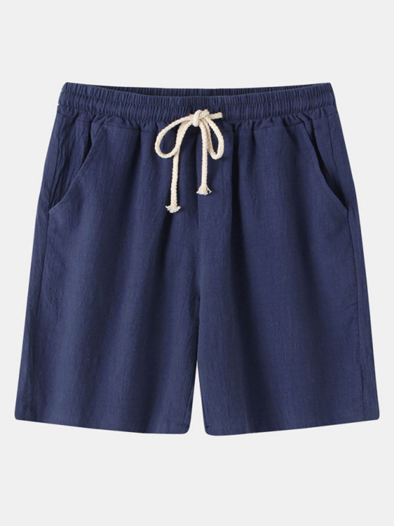 blue shorts