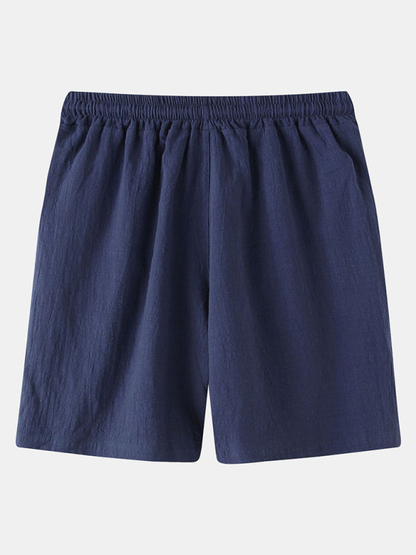 Cotton Linen Beach Shorts