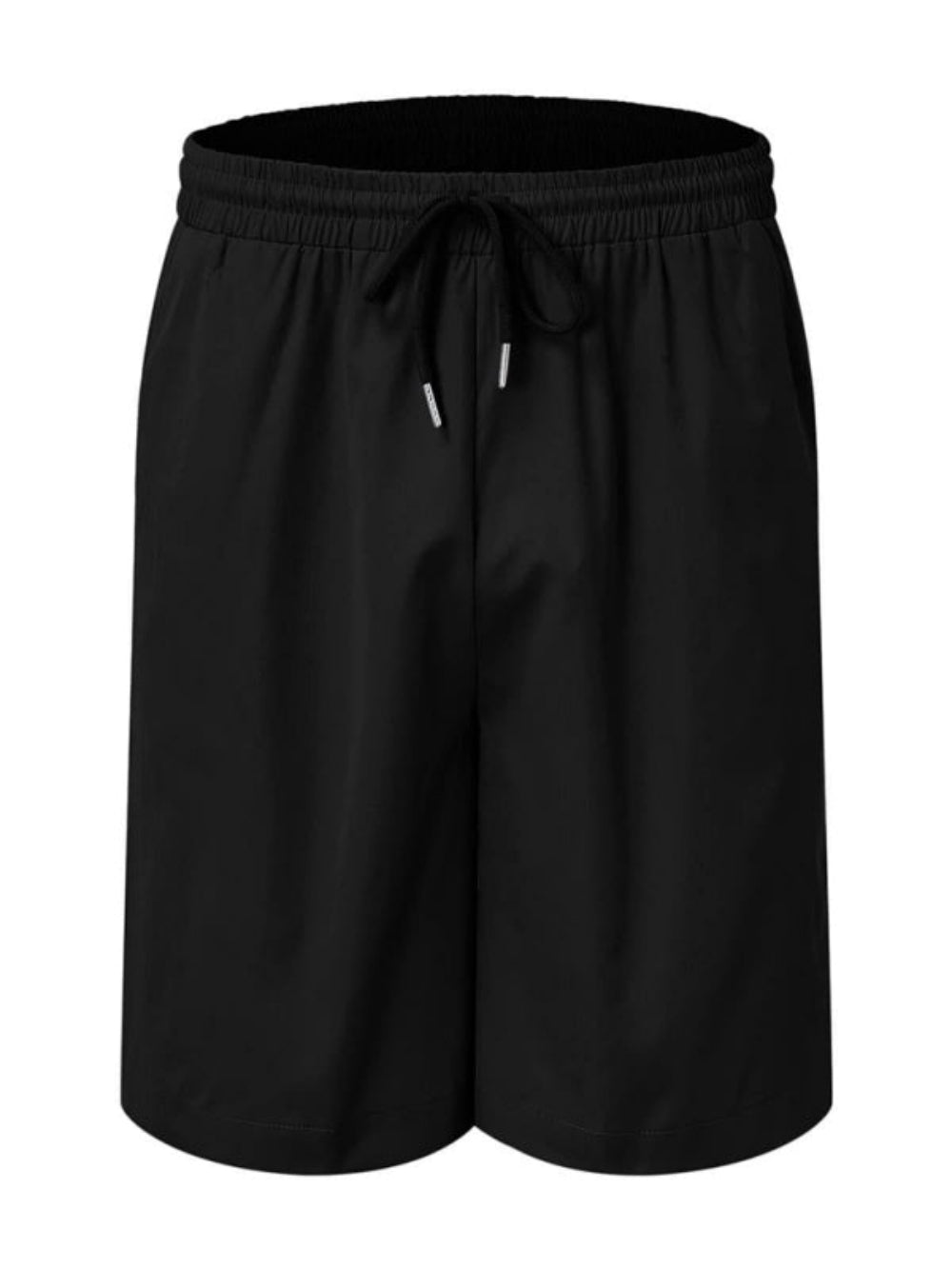 black shorts