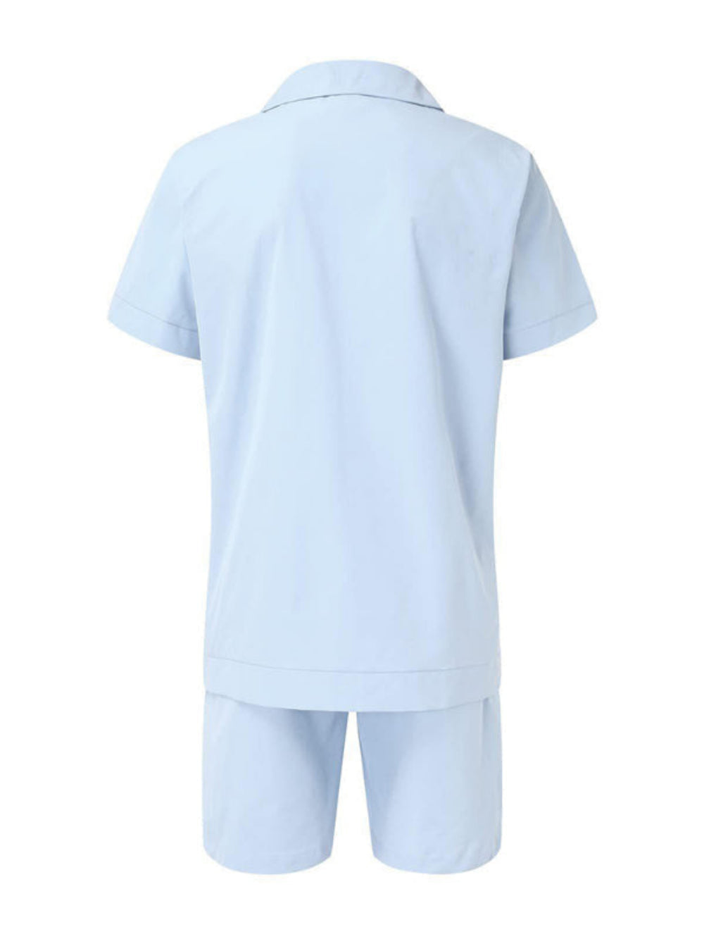 Simple Sports Short Sleeve Shirt and Shorts Set