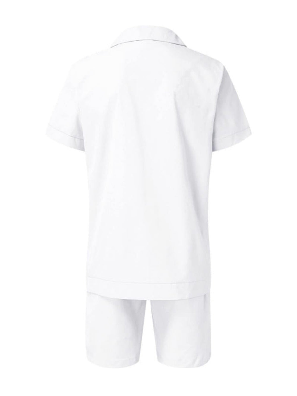 white shirt and shorts