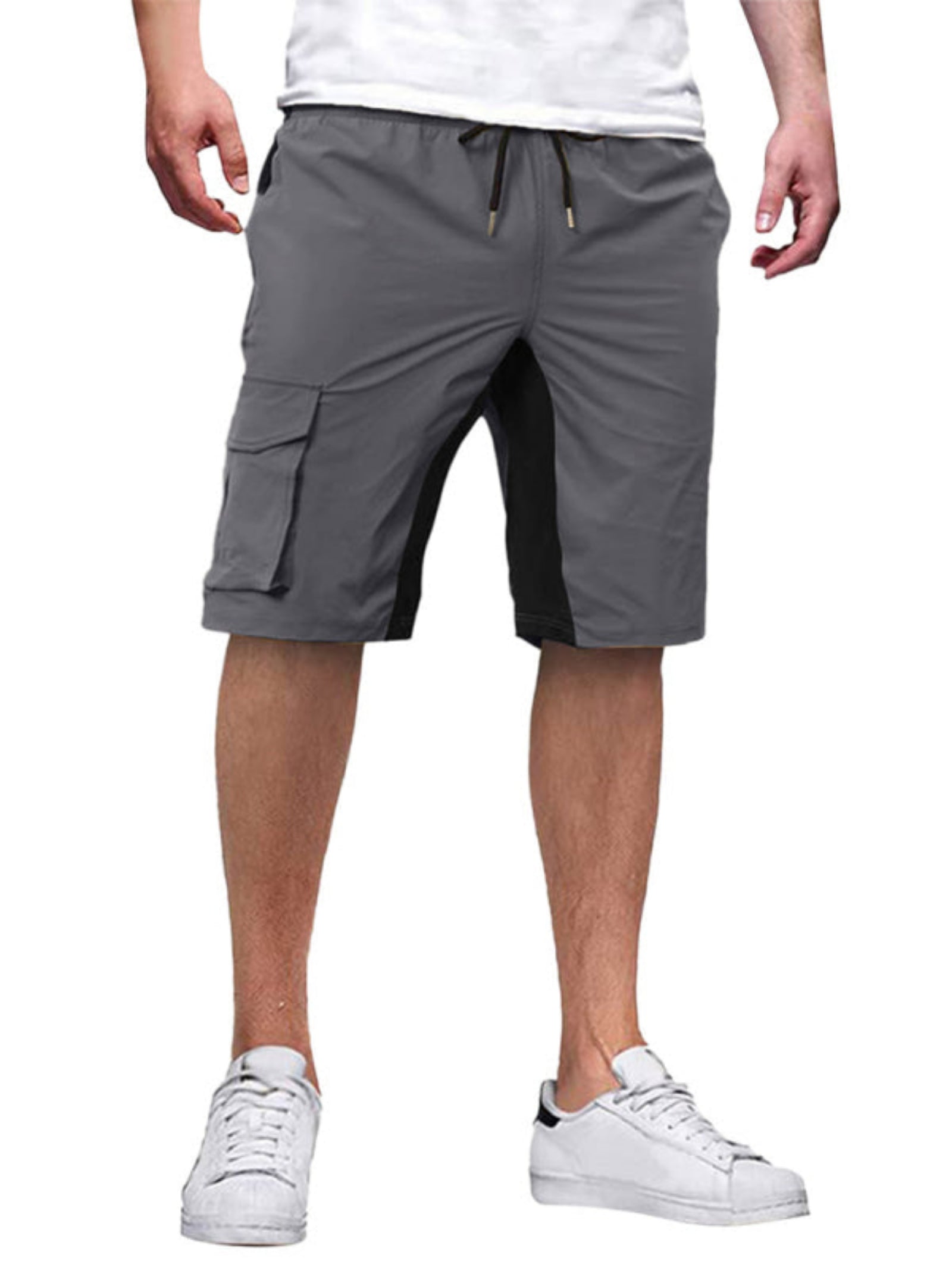 gray shorts