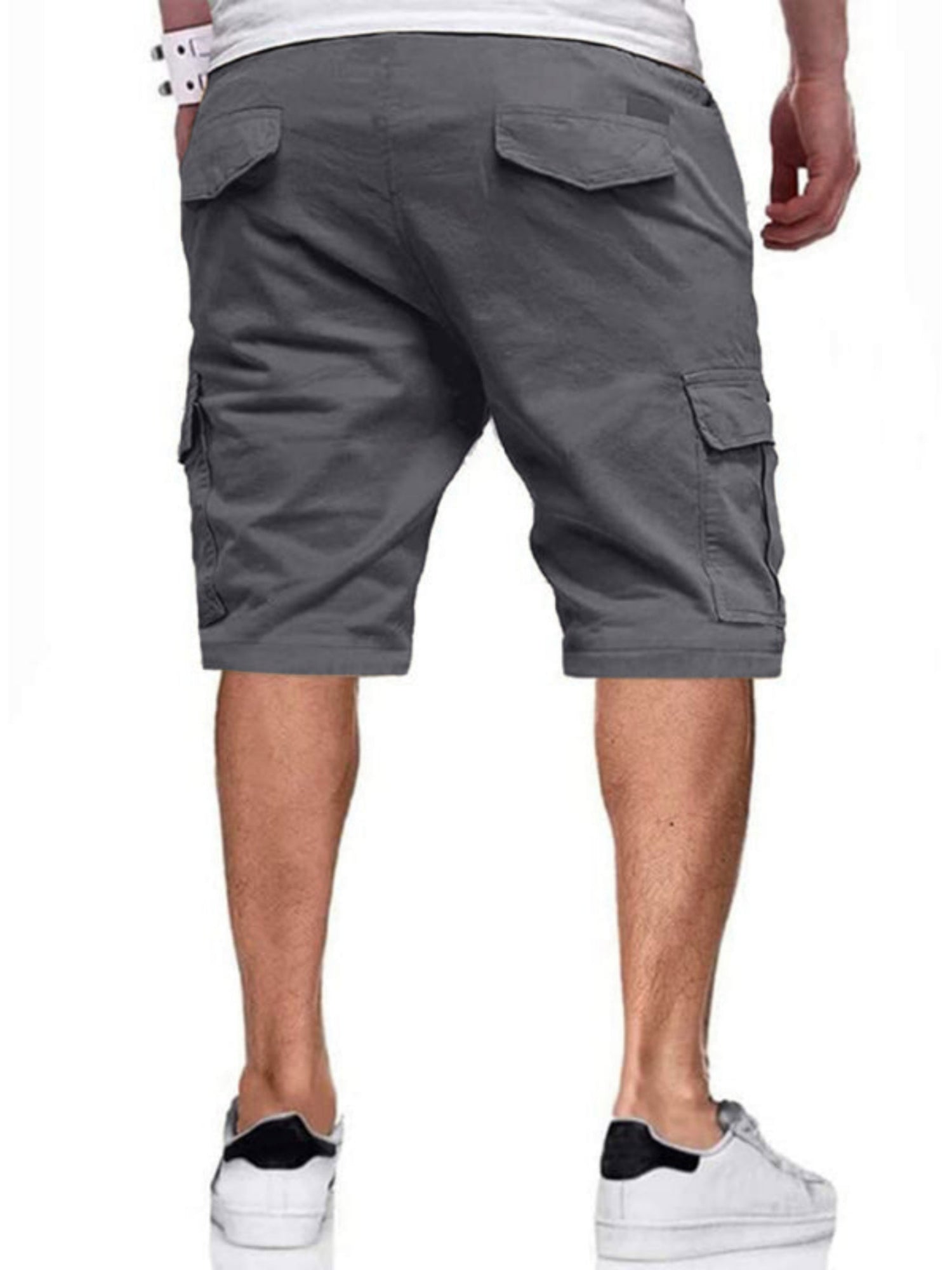 gray shorts