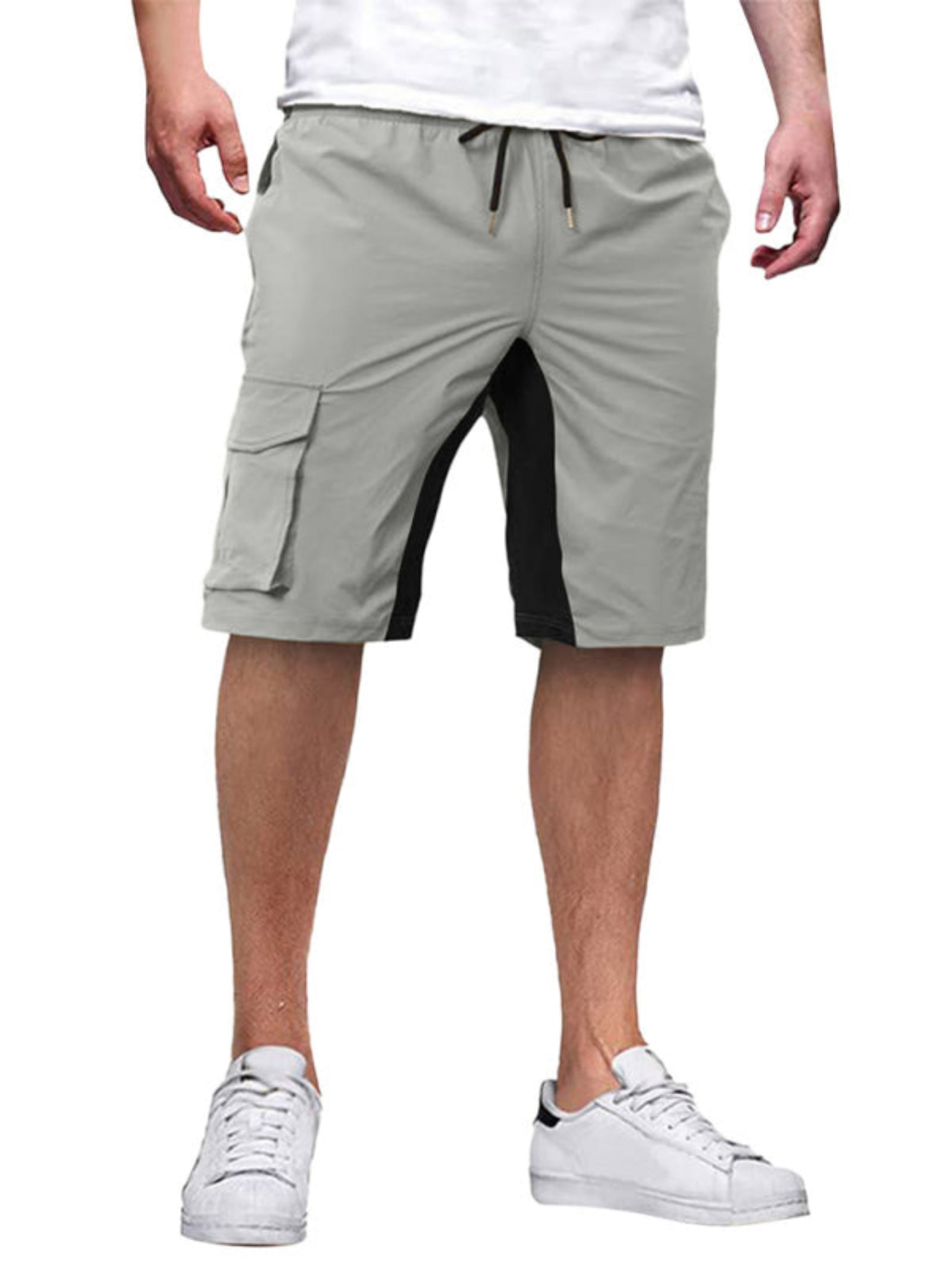 gray shorts