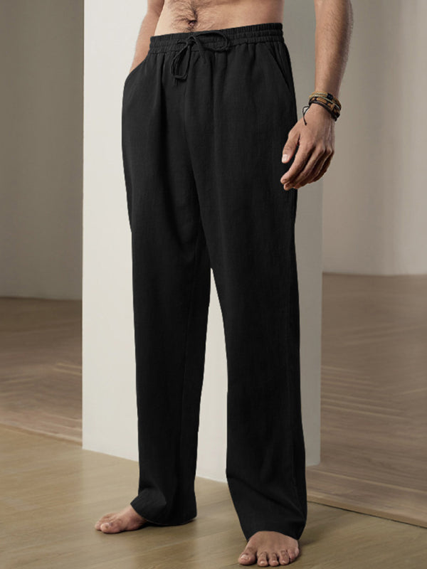 Breathable Linen Loose Casual Trousers