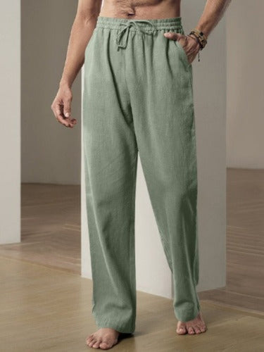 Breathable Linen Loose Casual Trousers