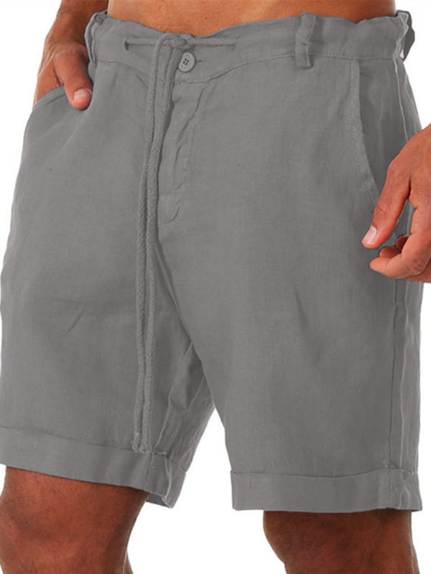 gray shorts