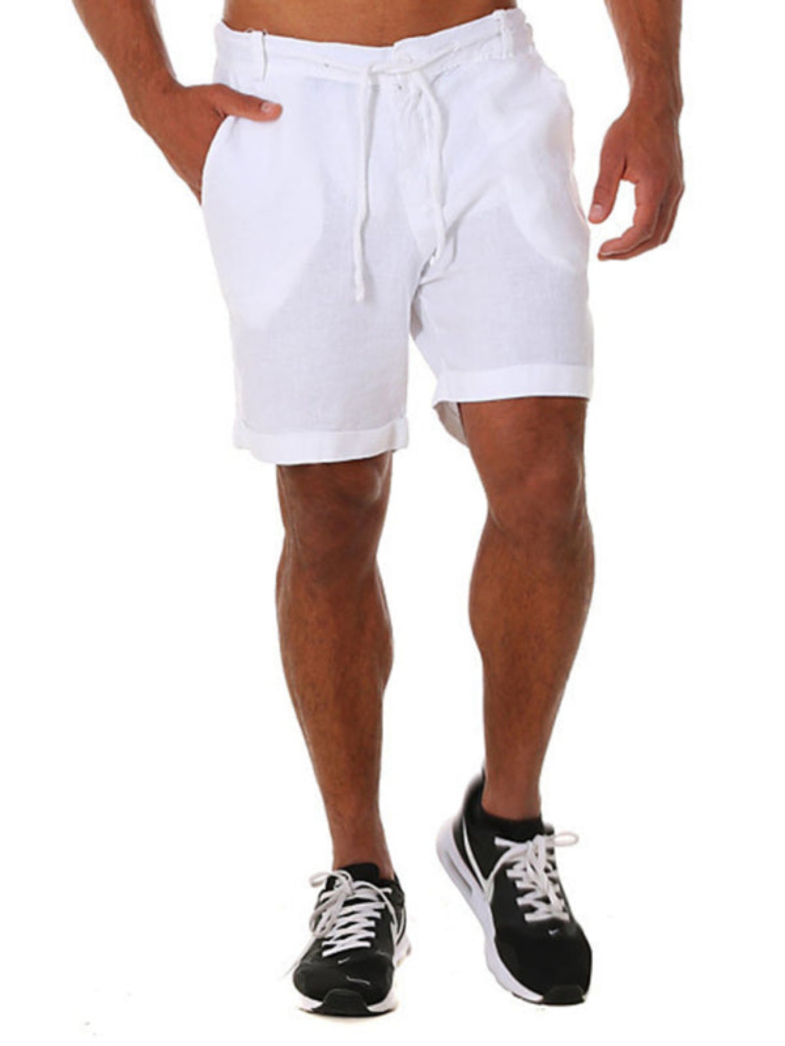 white shorts
