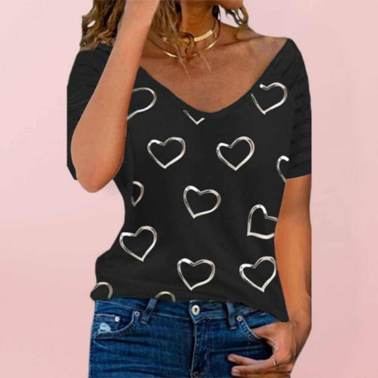 black heart shirt