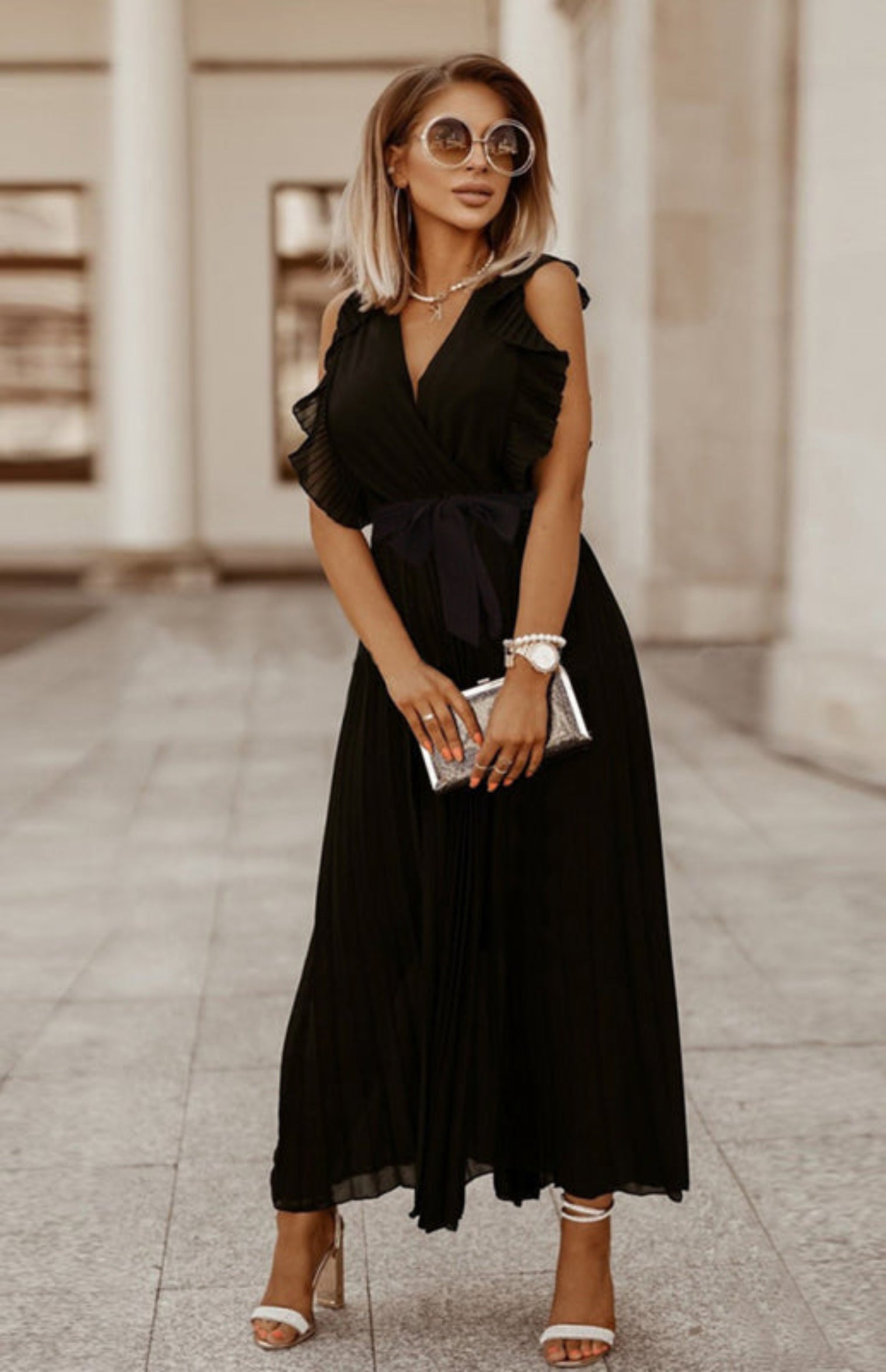 black dress