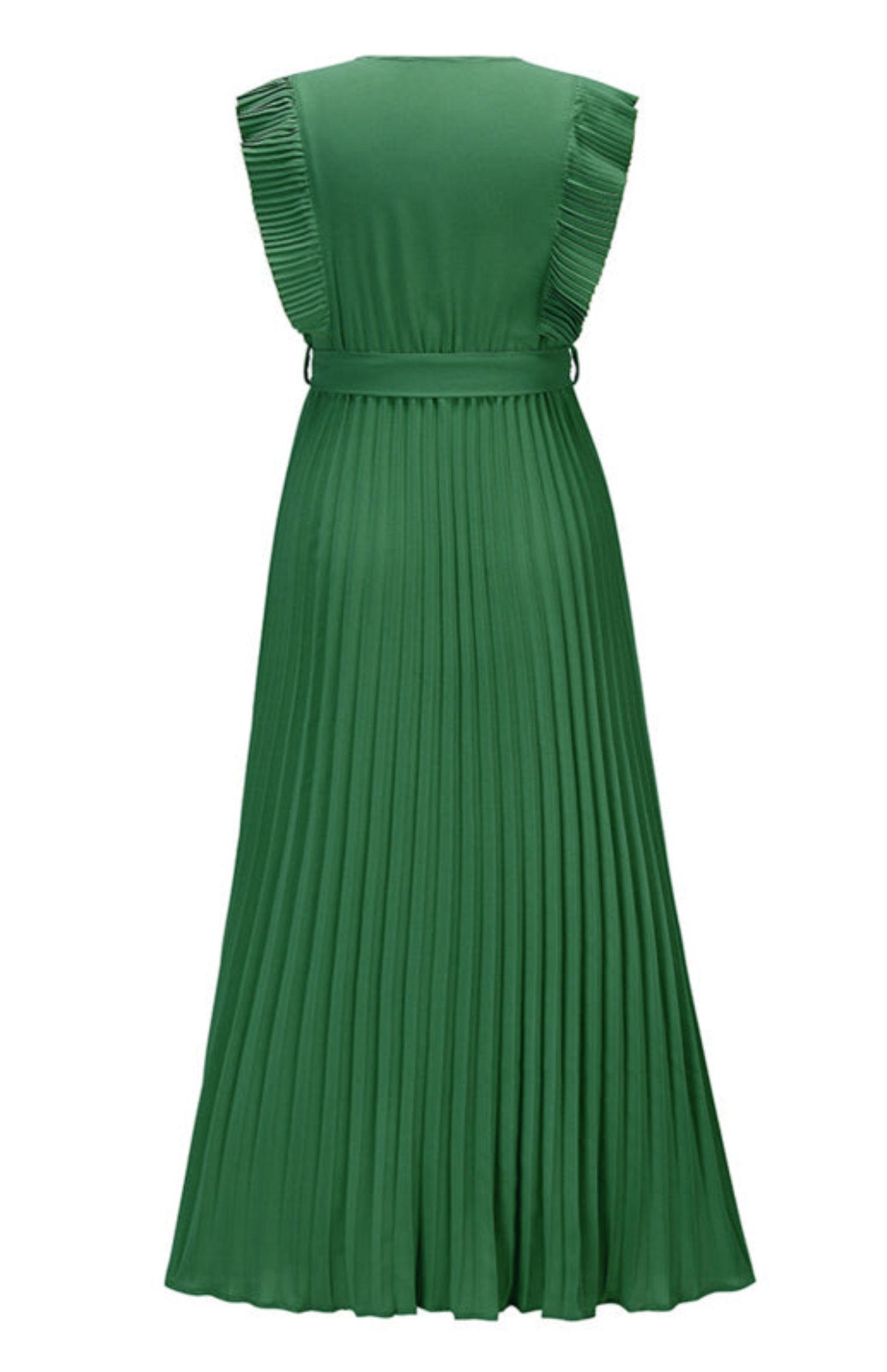 green dress