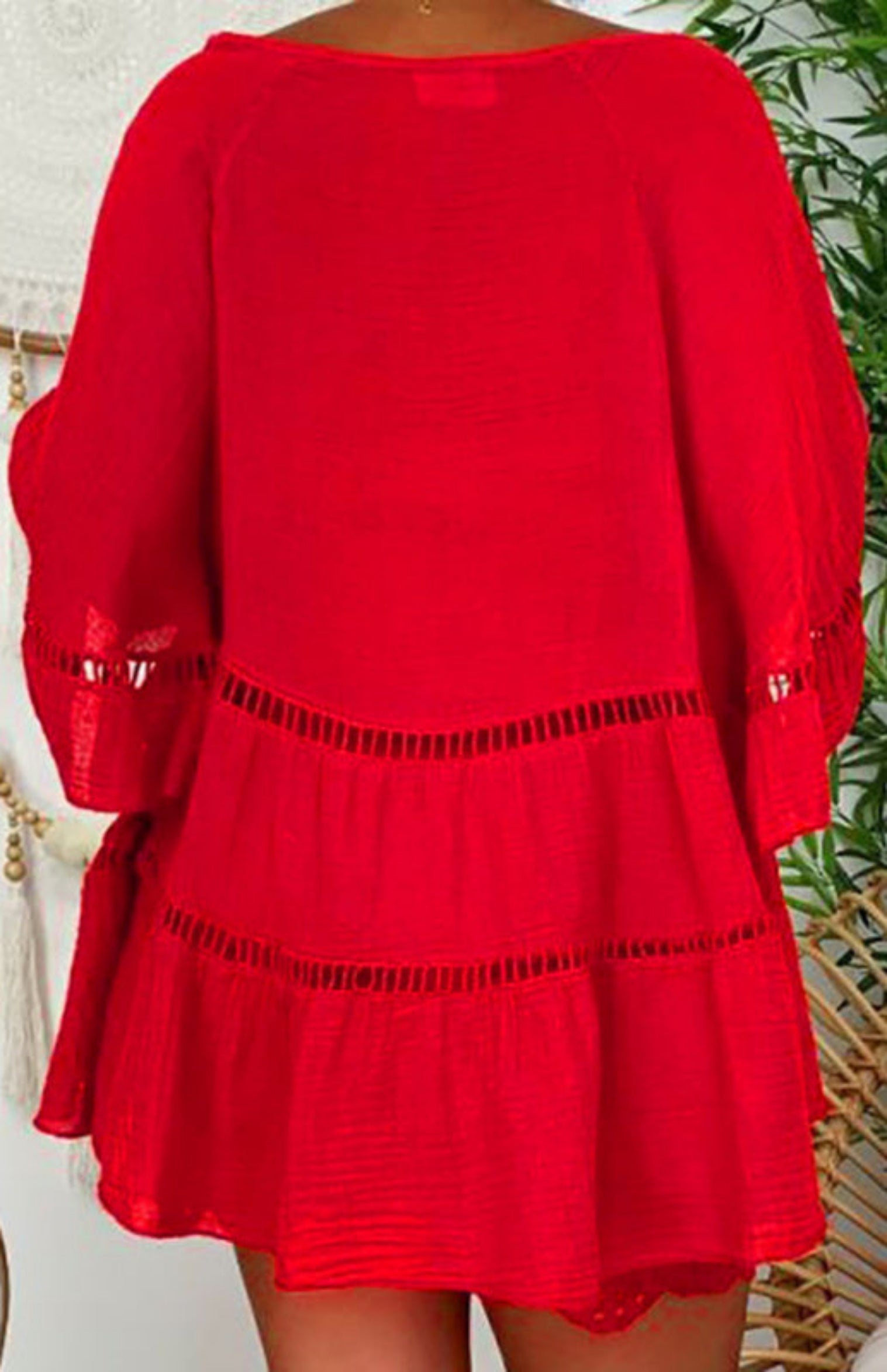 red coverup