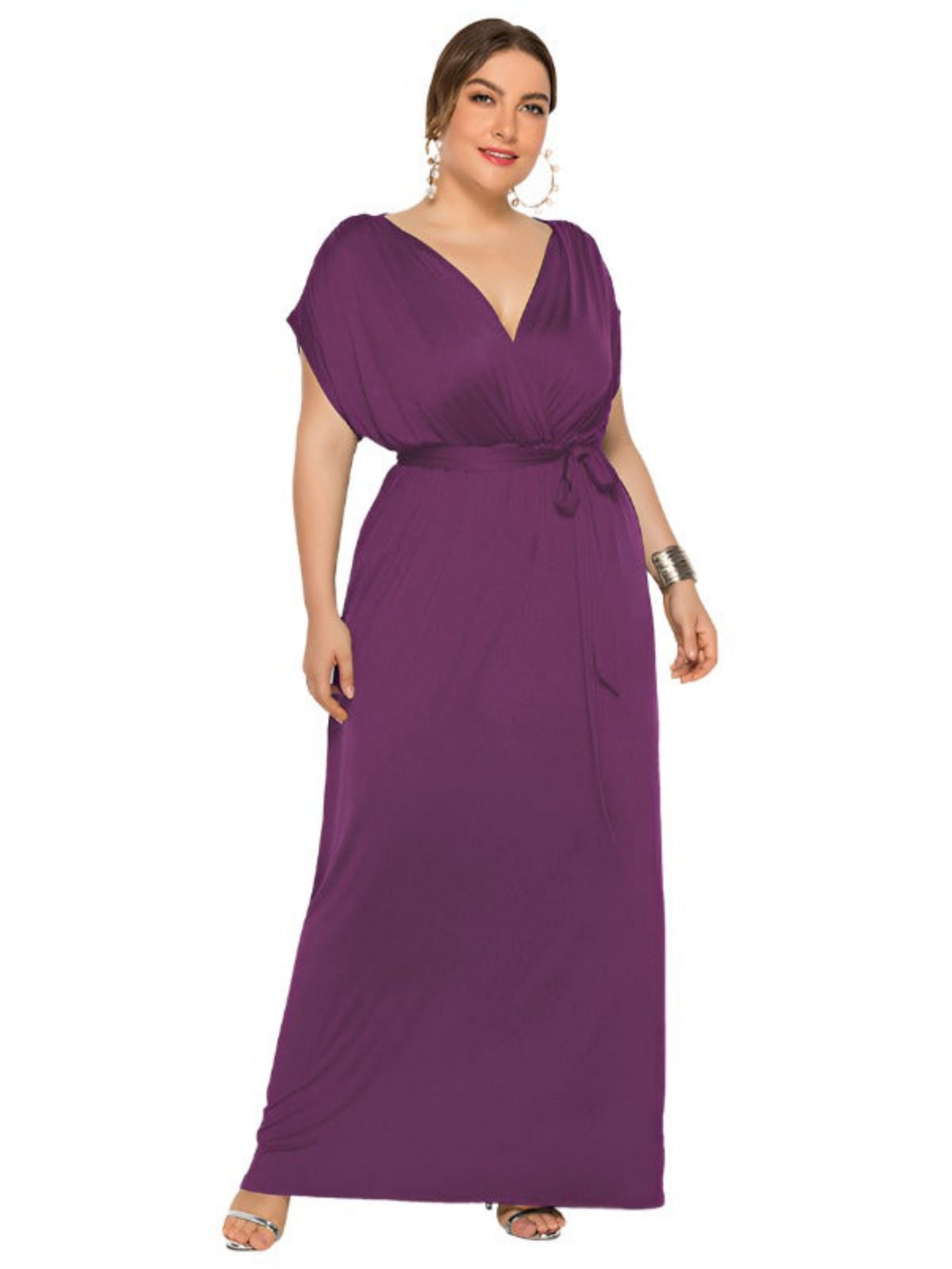 purple dress