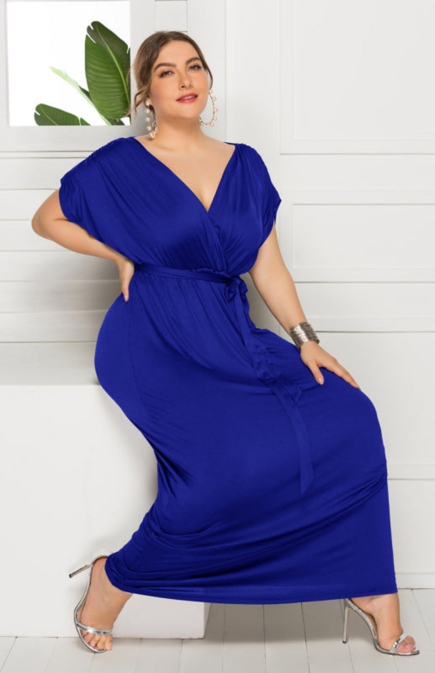 blue dress