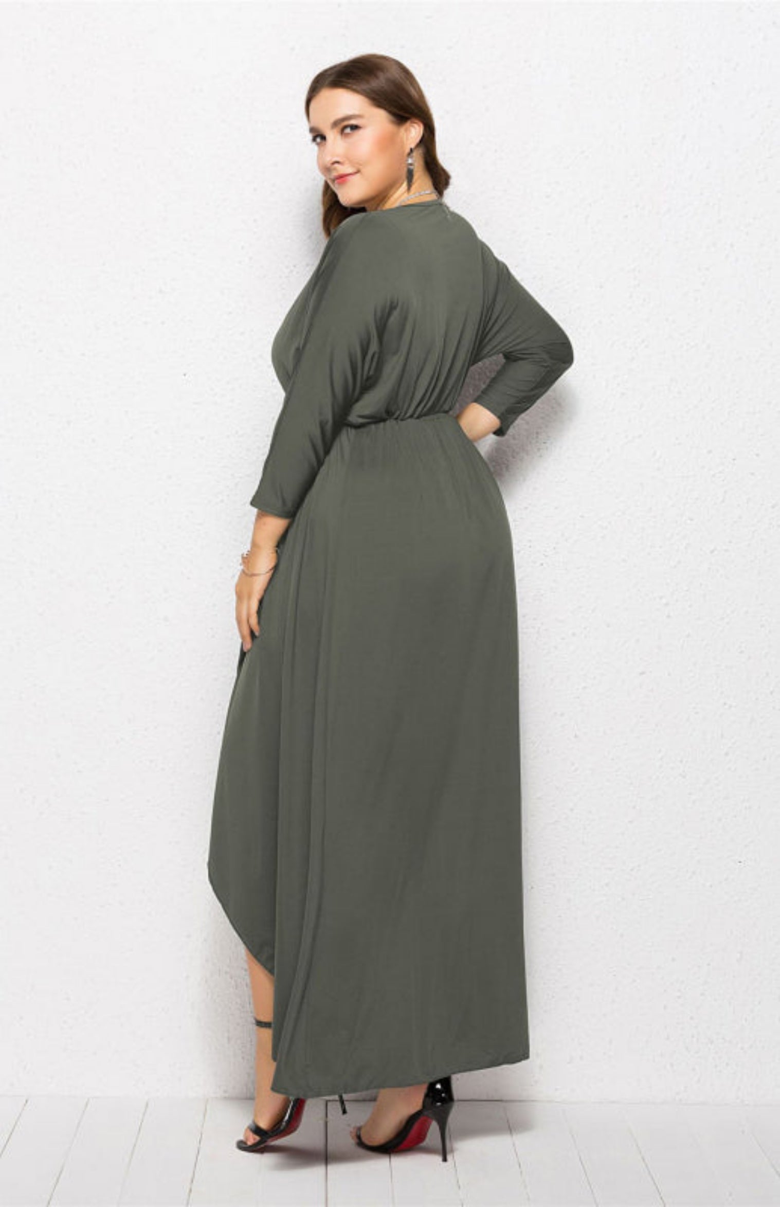 gray dress