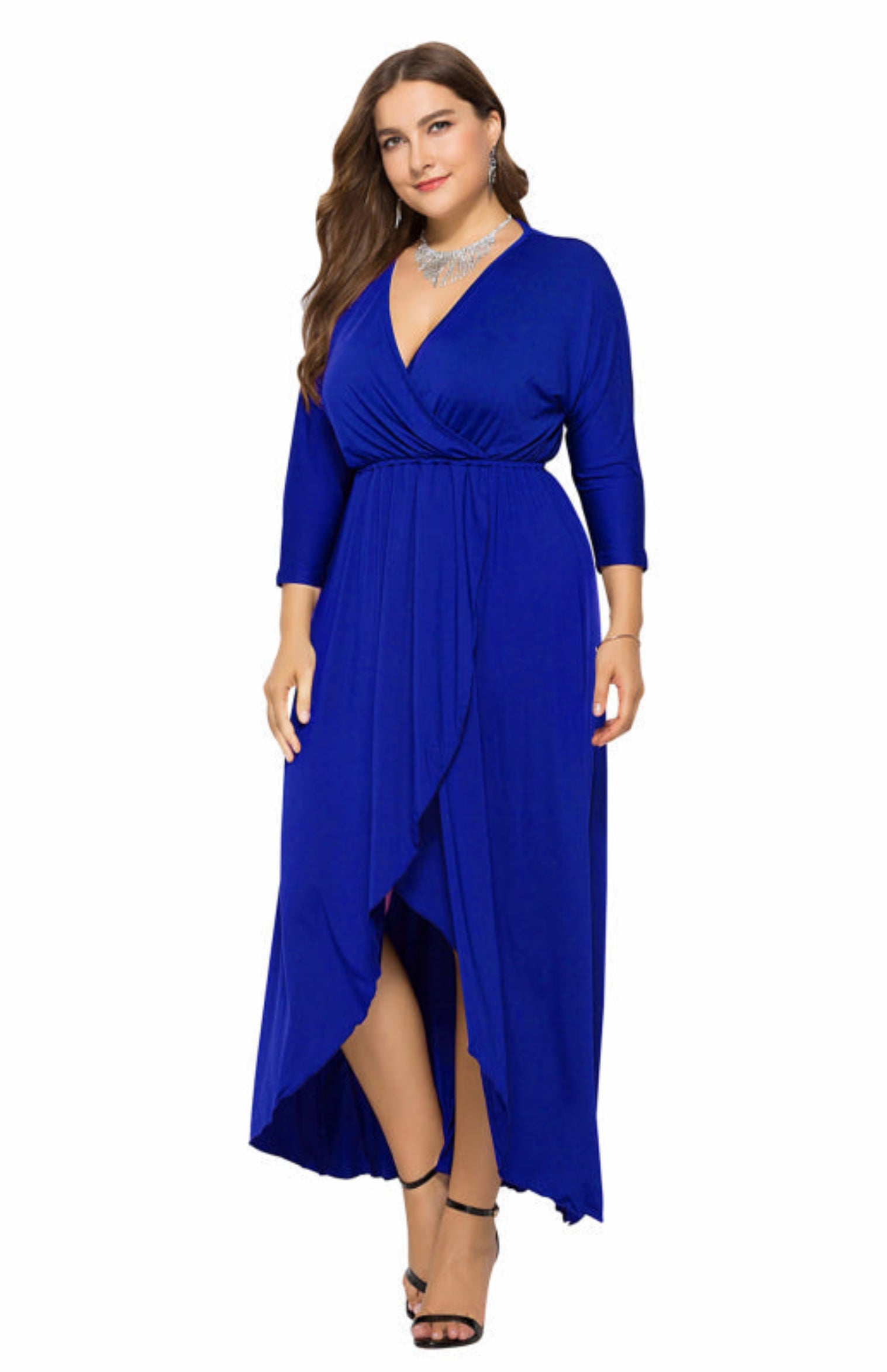 blue dress