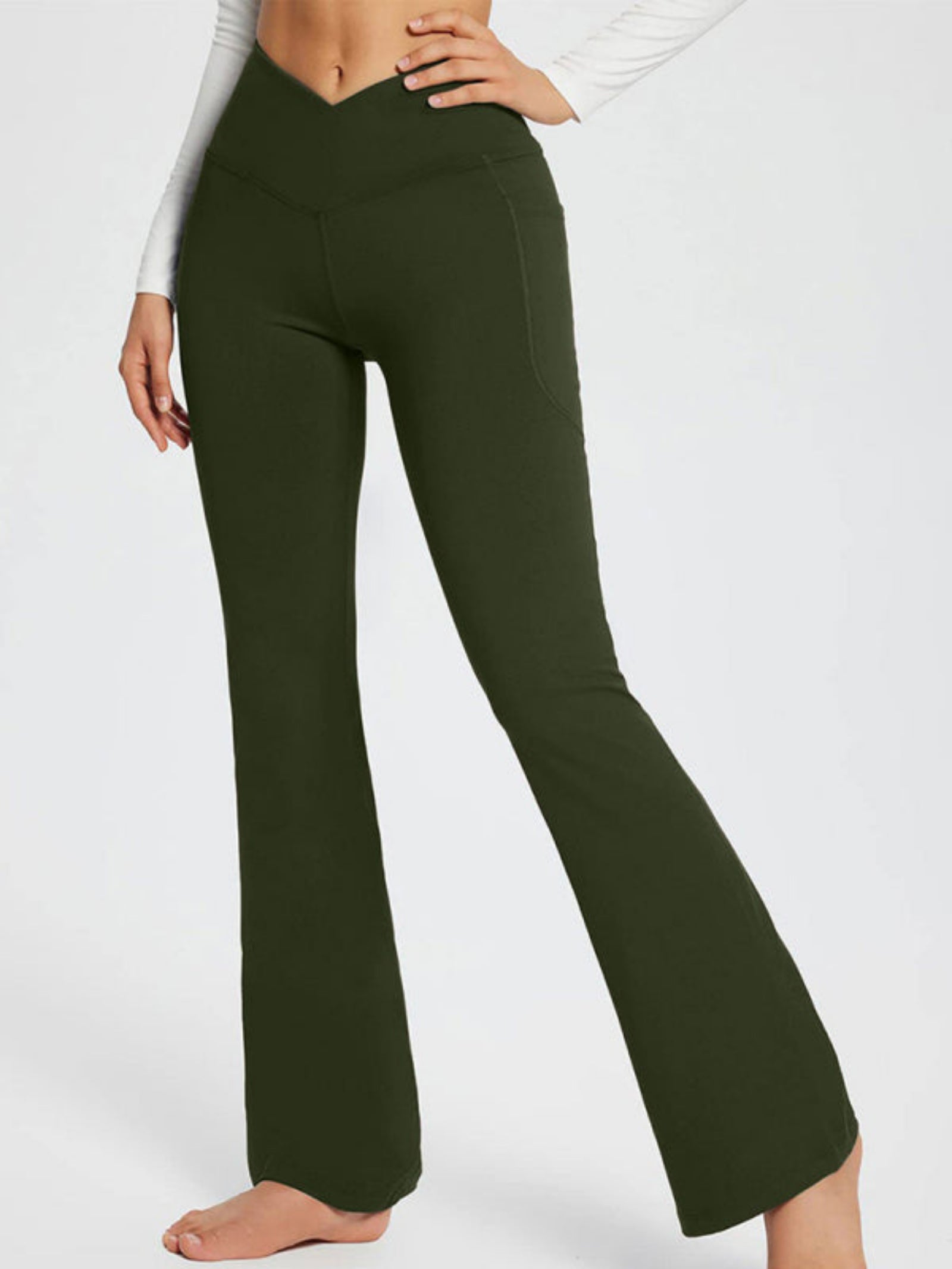 green leggings