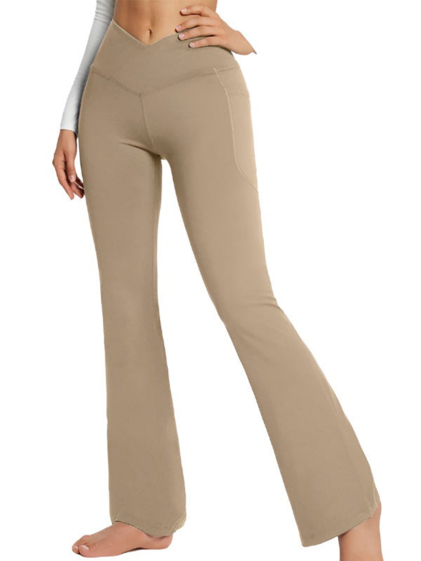 beige leggings