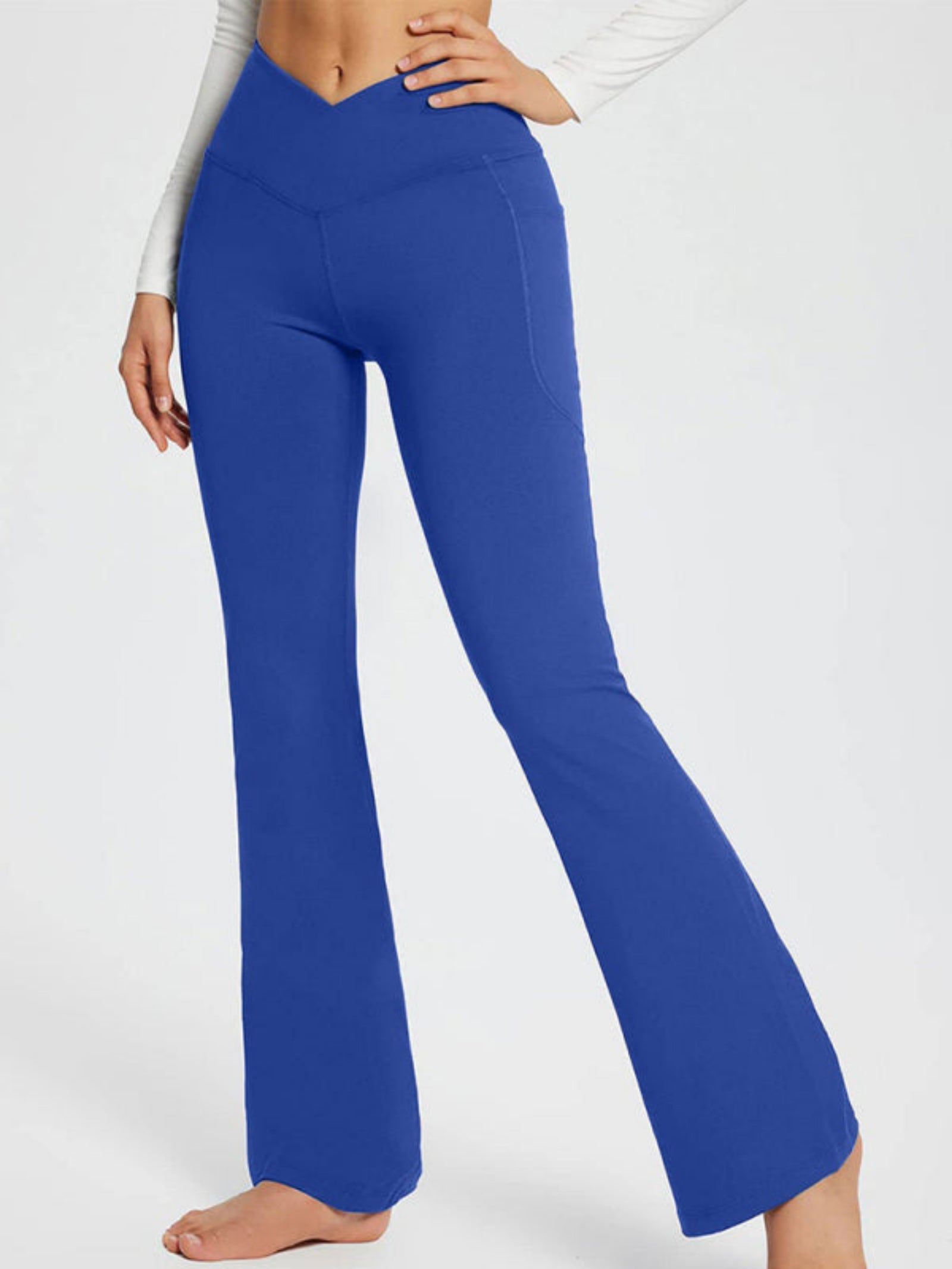 blue leggings