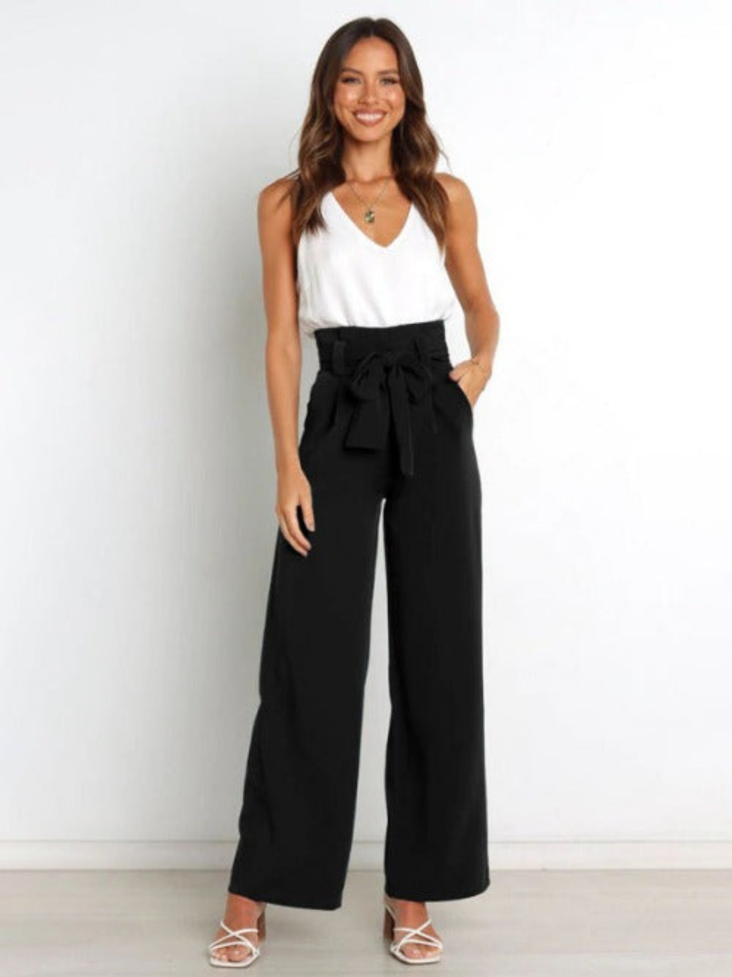 black pants
