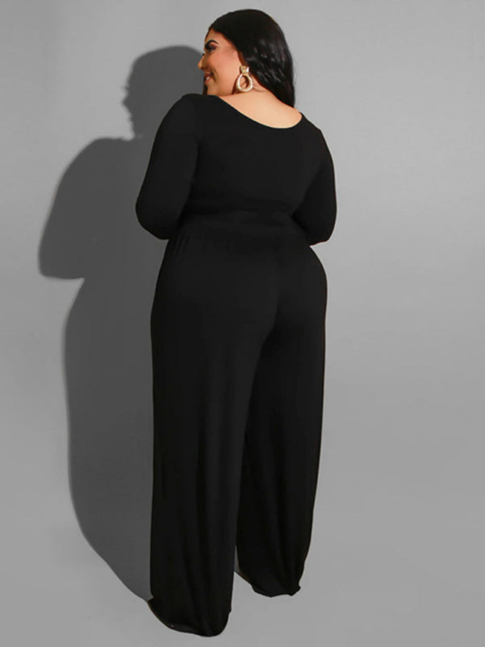 black jumpsuit