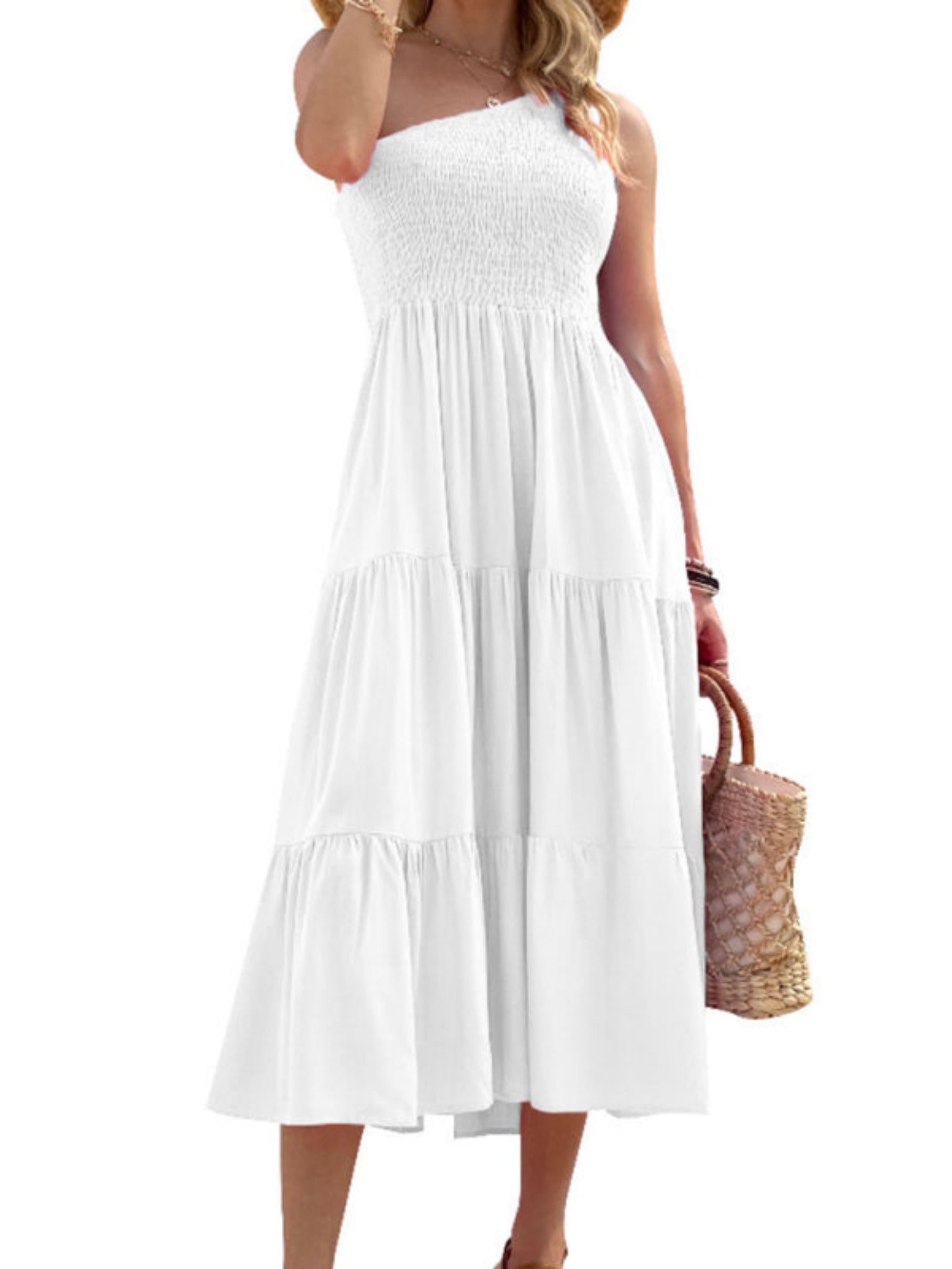 white dress