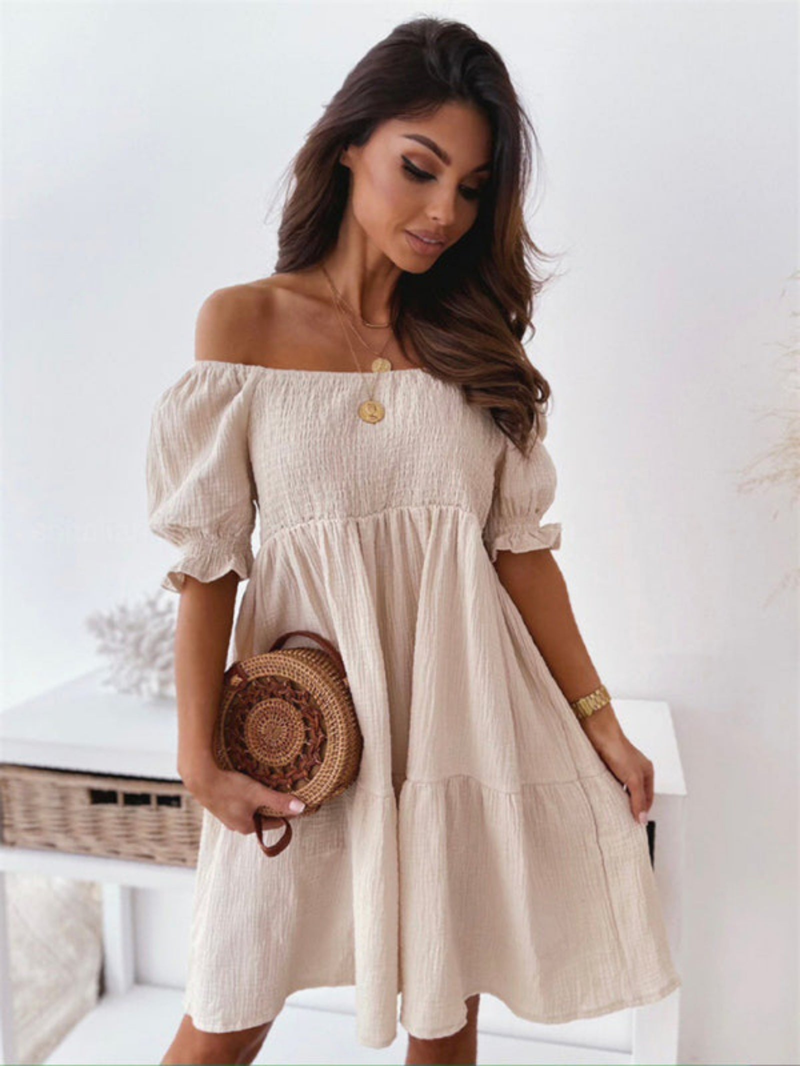 off white dress