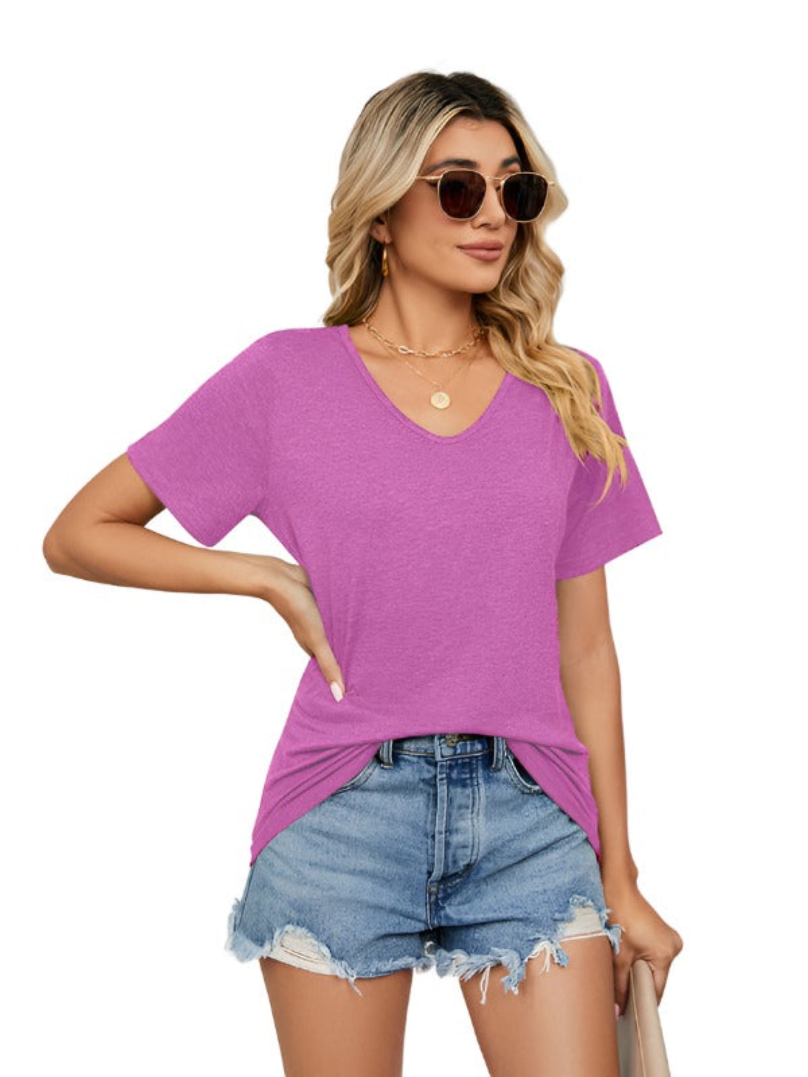 pink shirt
