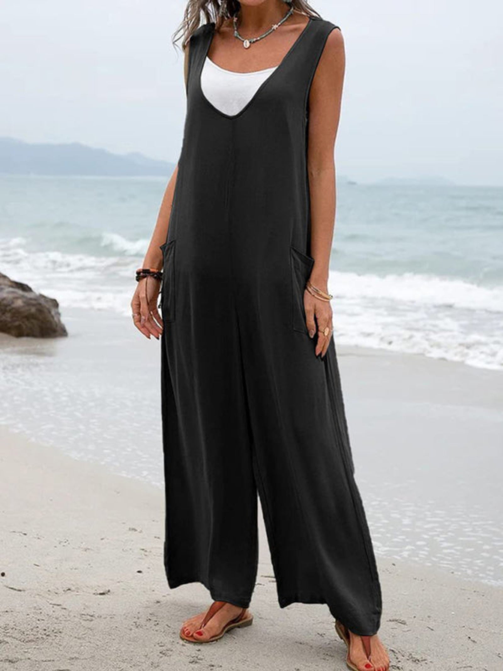 Patch Pocket Jumpsuit