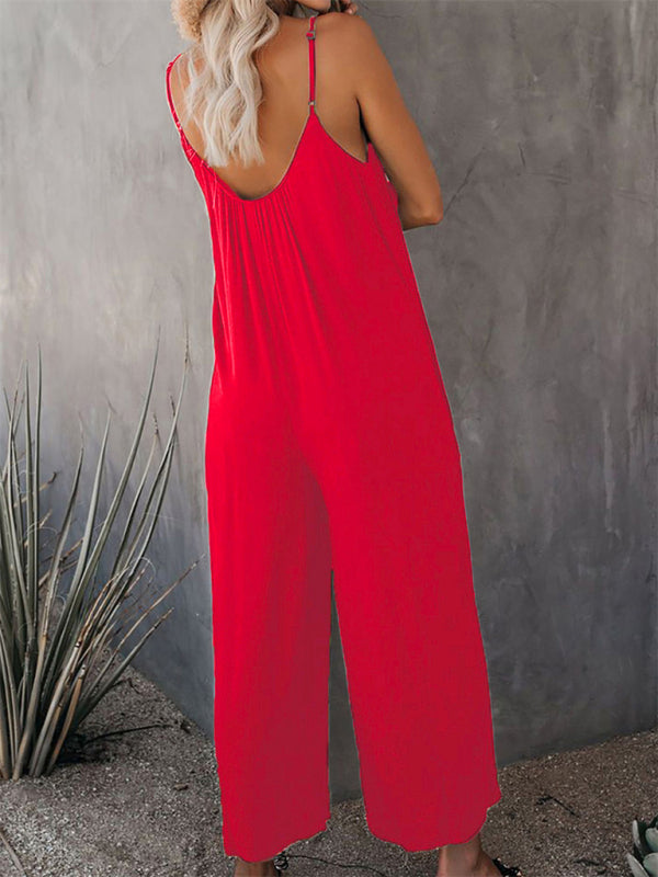 Casual Suspender Jumpsuit