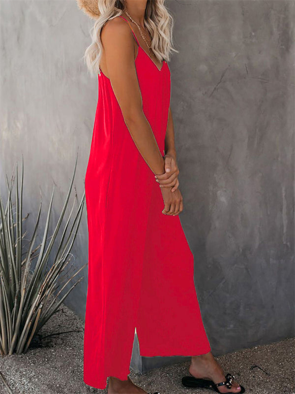 Casual Suspender Jumpsuit