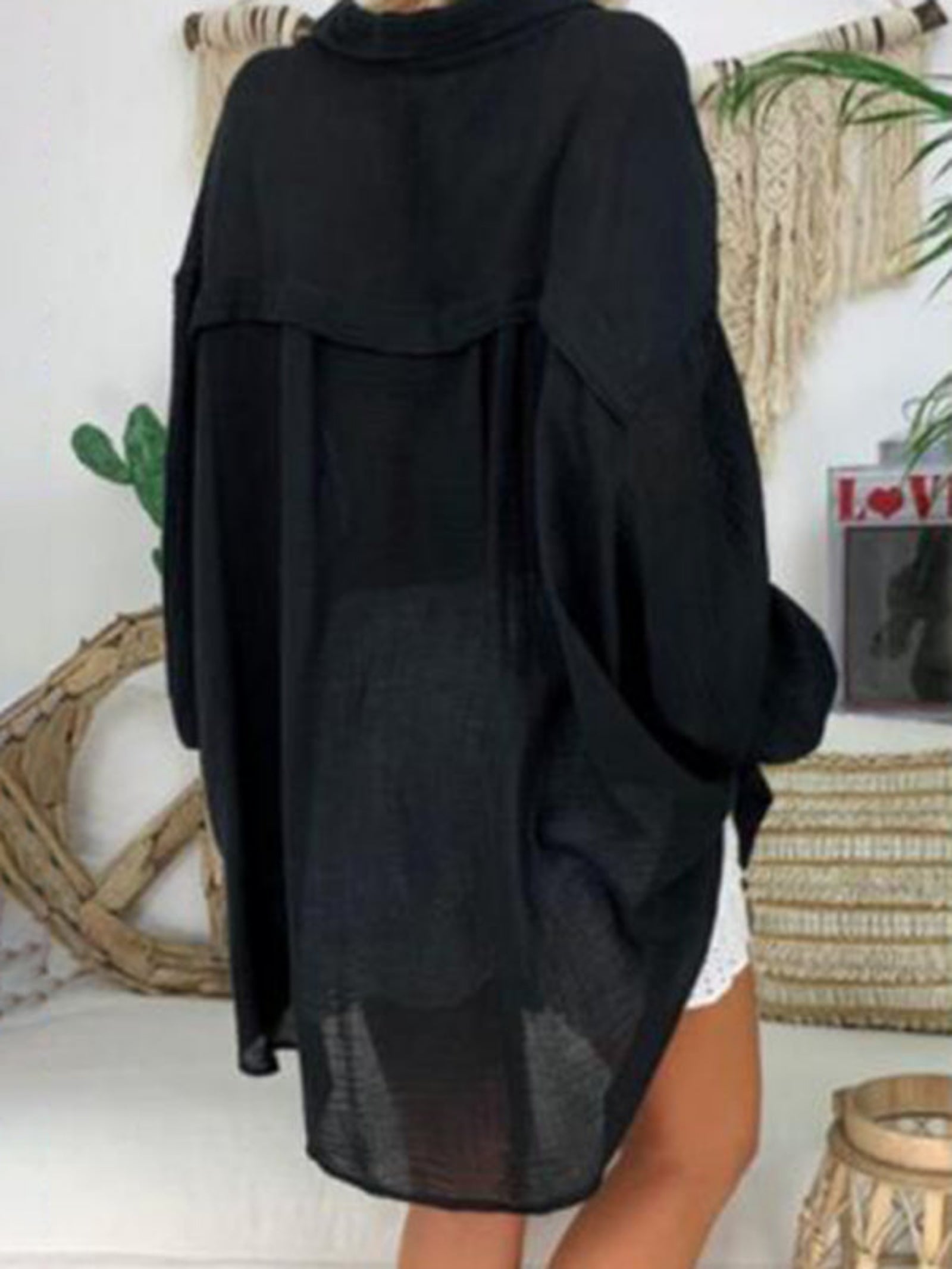 black shirt