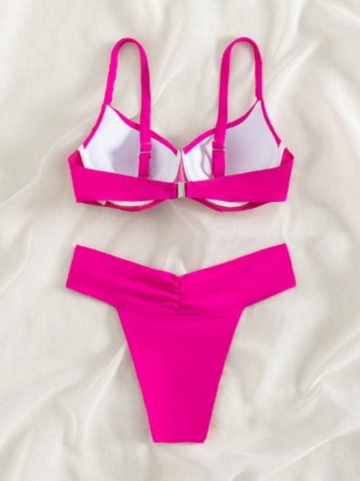 hot pink swimsuit