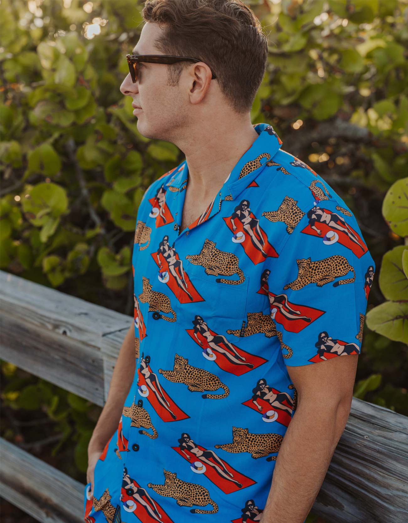 Puurfect Woman Blue Nighthawk Button Up