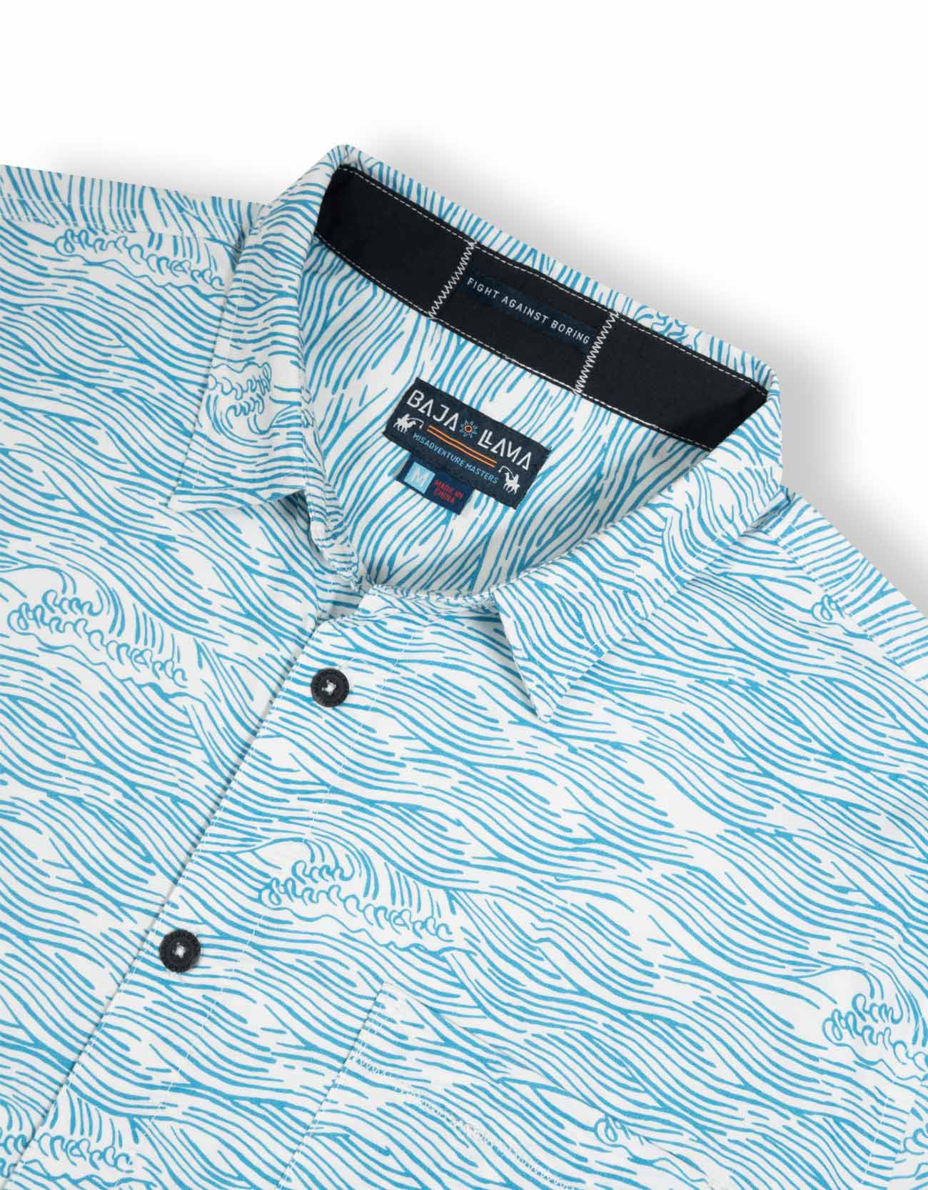 Roll Rides - Light Blue Seven Seas Button Up