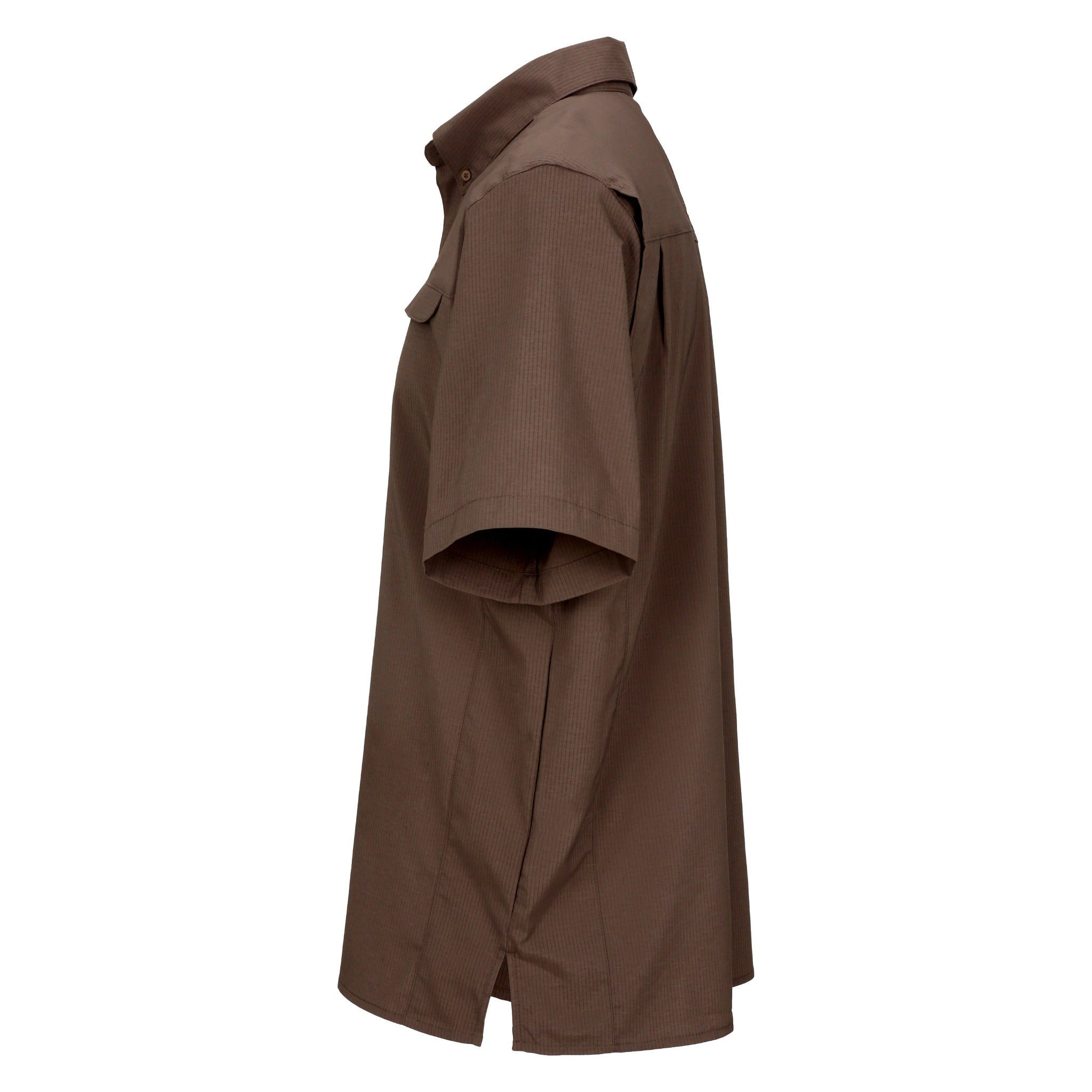 Brown jacket on a white background