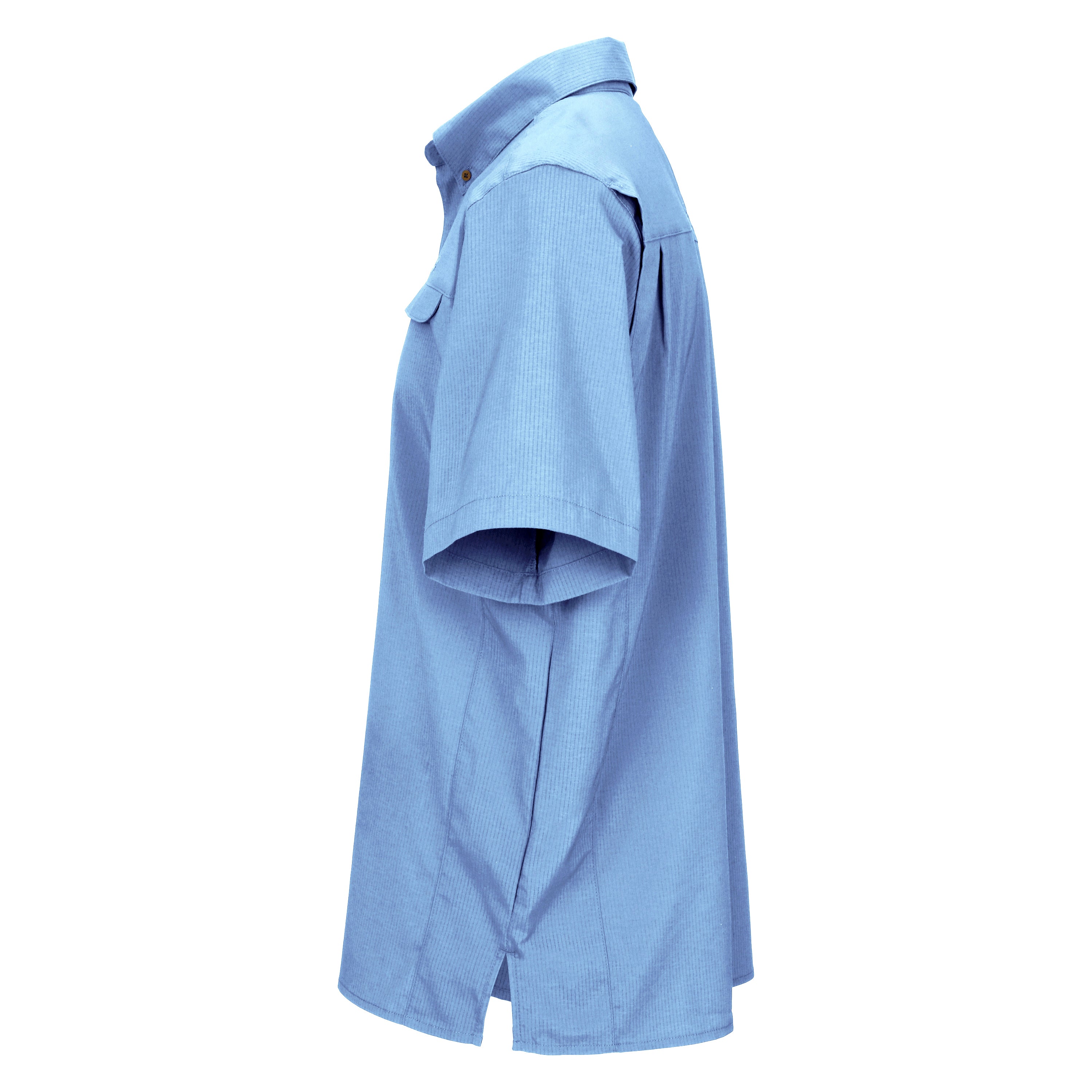 Light blue shirt on a white background