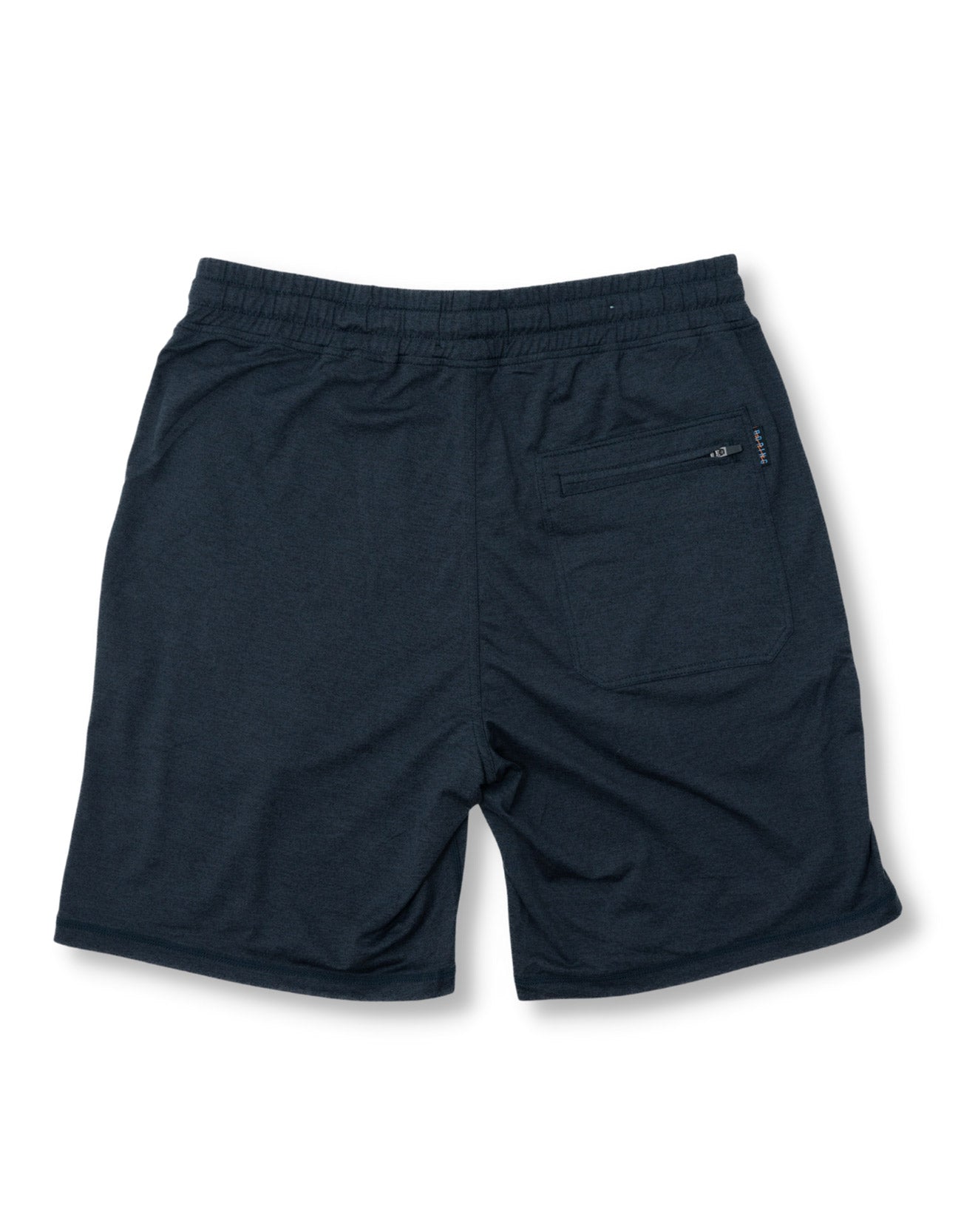 Navy blue shorts on a white background